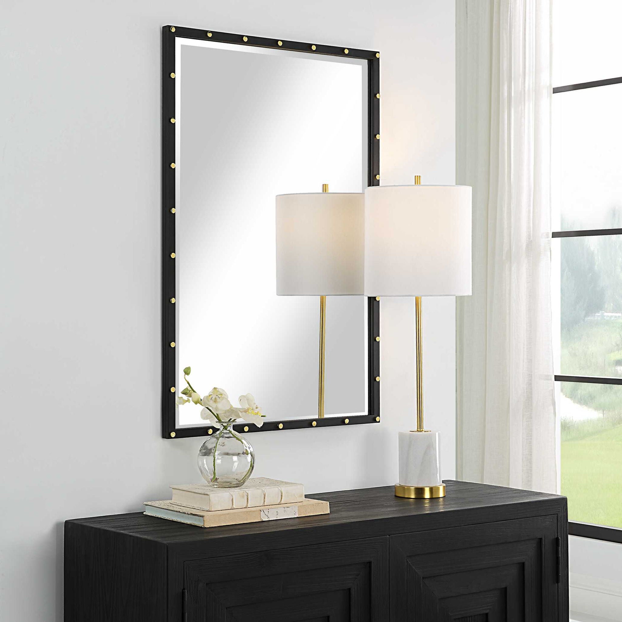 Benedo - Industrial Vanity Mirror - Black - Image 3