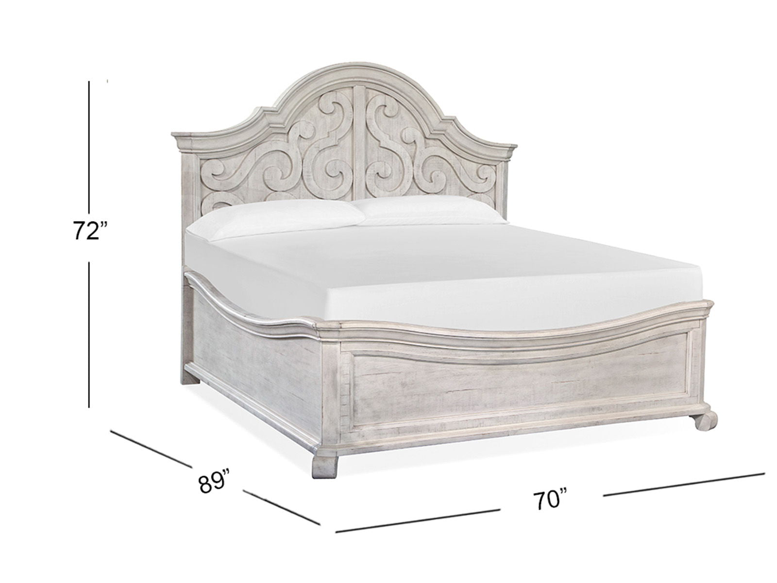 Bronwyn - Shaped Panel Bed - Image 3