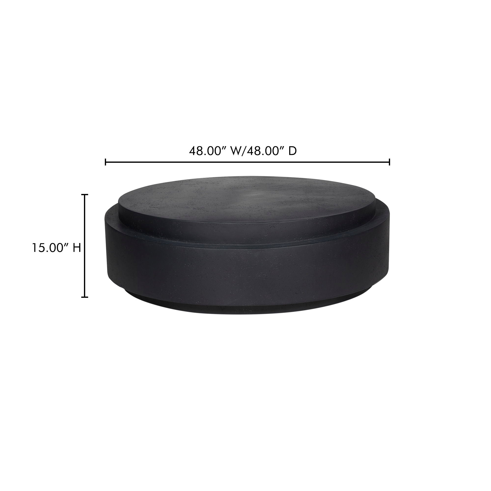 Cosmo - Outdoor Coffee Table - Black - Image 2