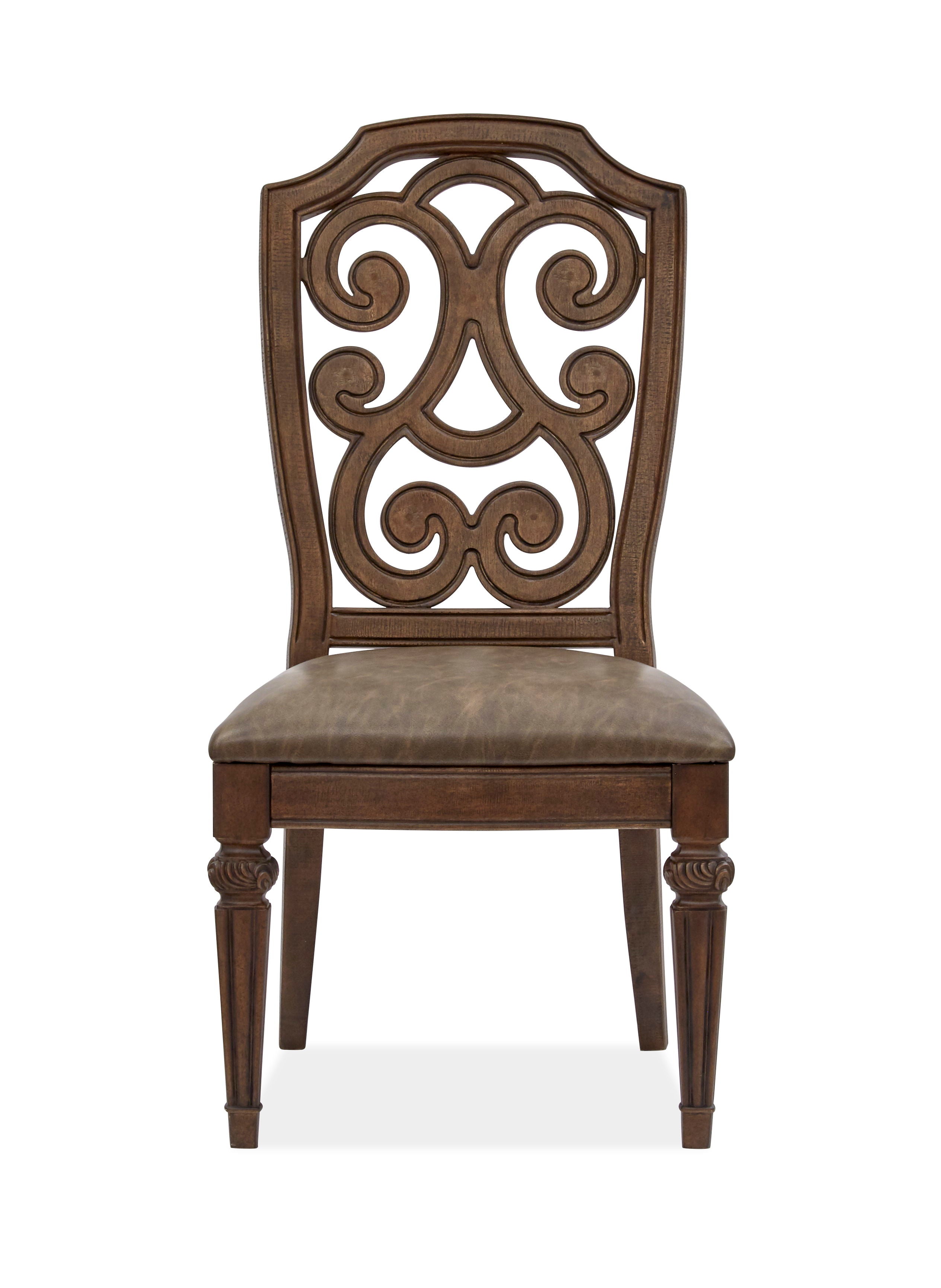 Durango - Wood Dining Side Chair With Upholstered Seat (Set of 2) - Willadeene Brown - Image 3