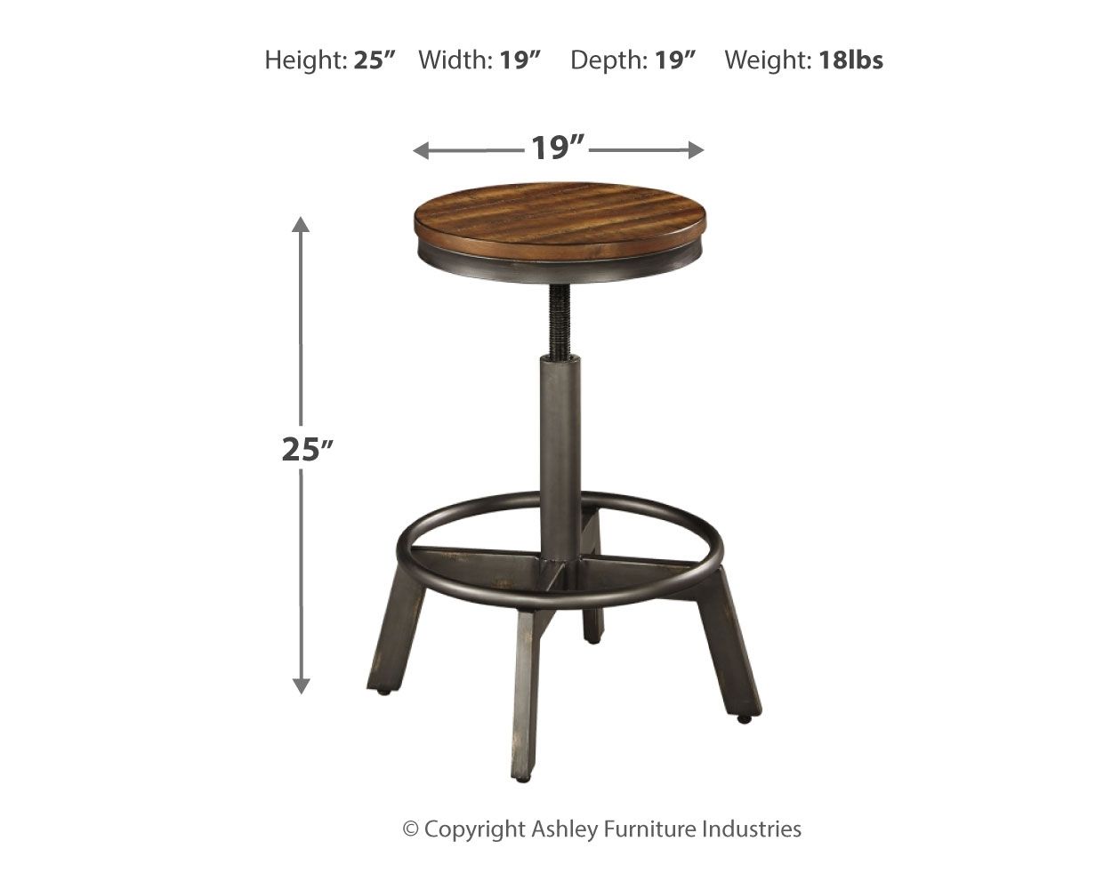 Torjin - Swivel Stool (Set of 2) - Image 2