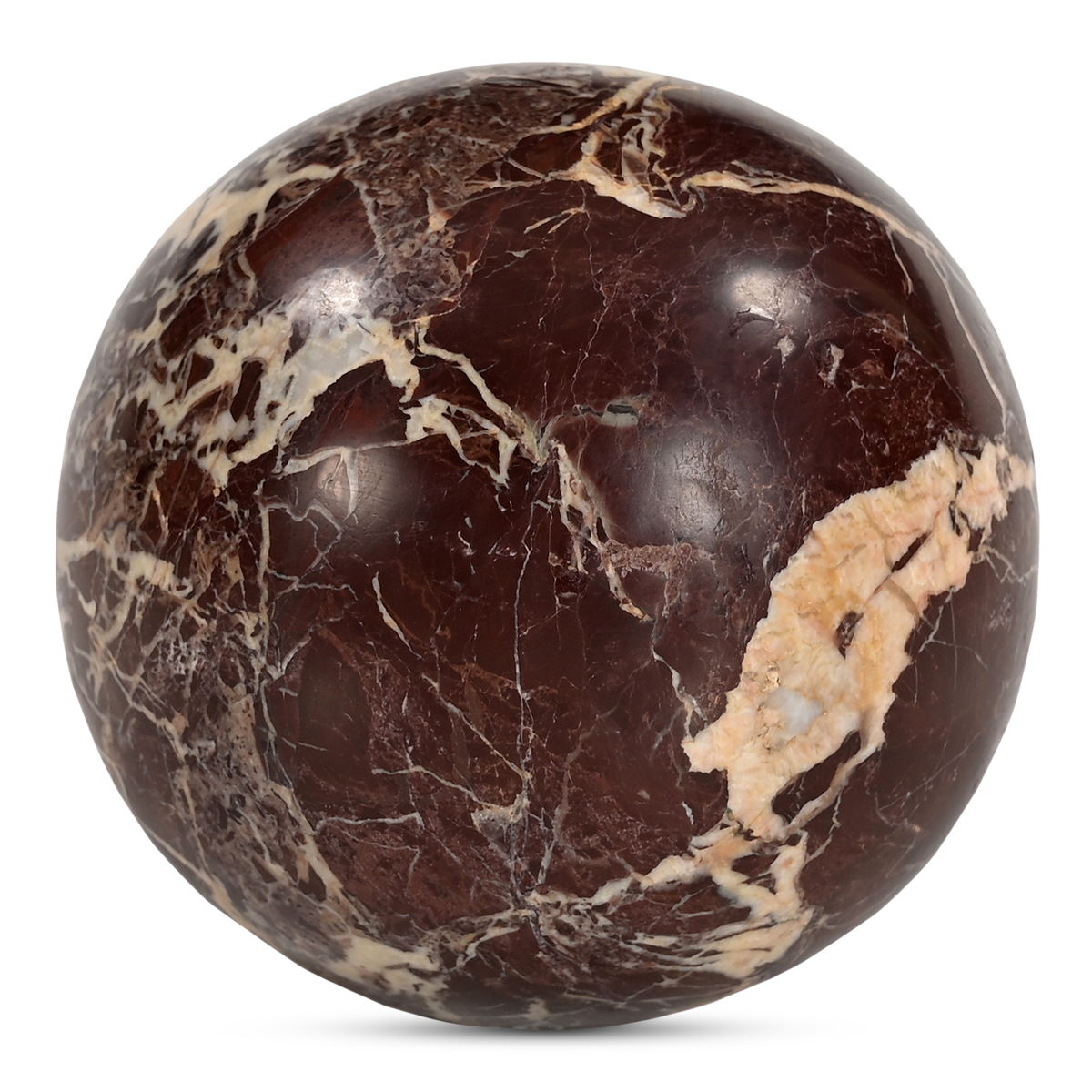 Odessa – Sphere Tabletop Accent – Dark Brown