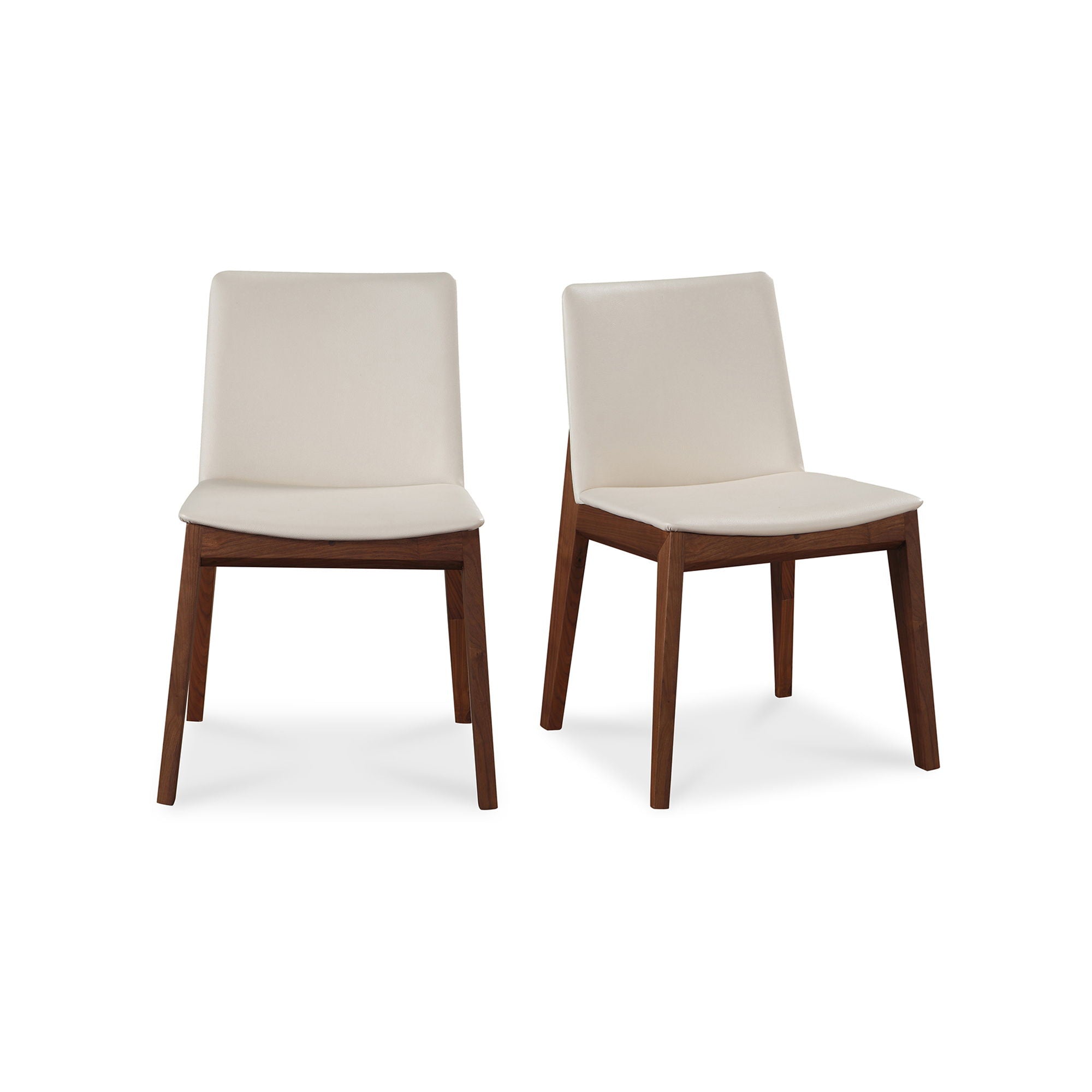 Deco - PVC Dining Chair (Set of 2) - Cream White - Image 1