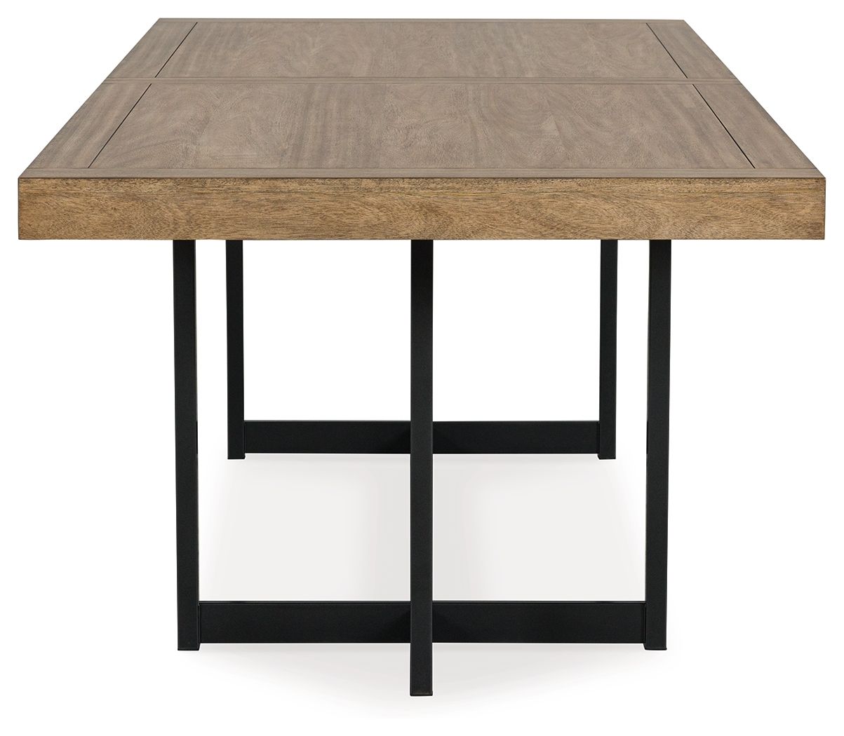 Tomtyn - Rectangular Dining Room Extension Table - Light Brown - Image 2