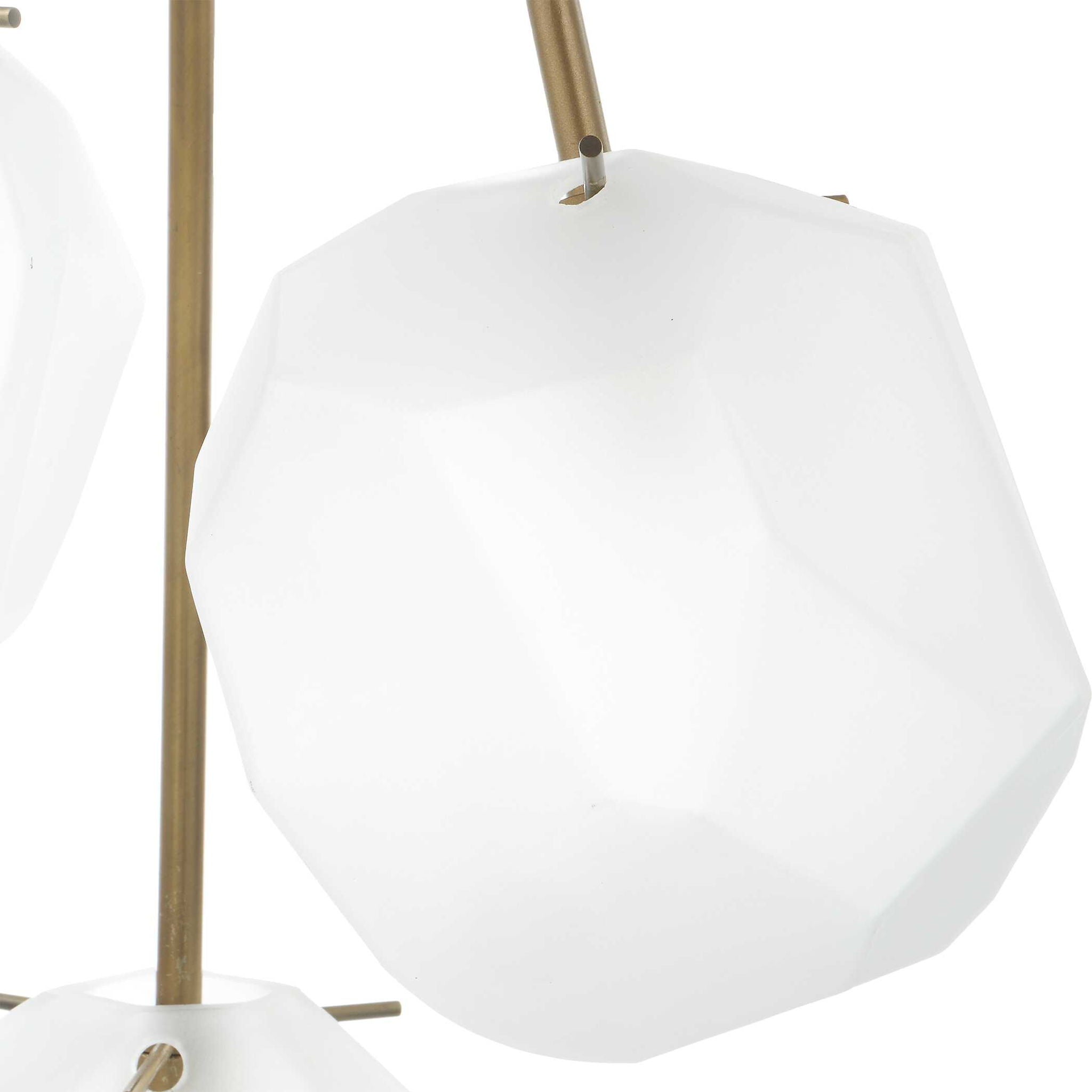 Geodesic - 3 Light Pendant - White - Image 2