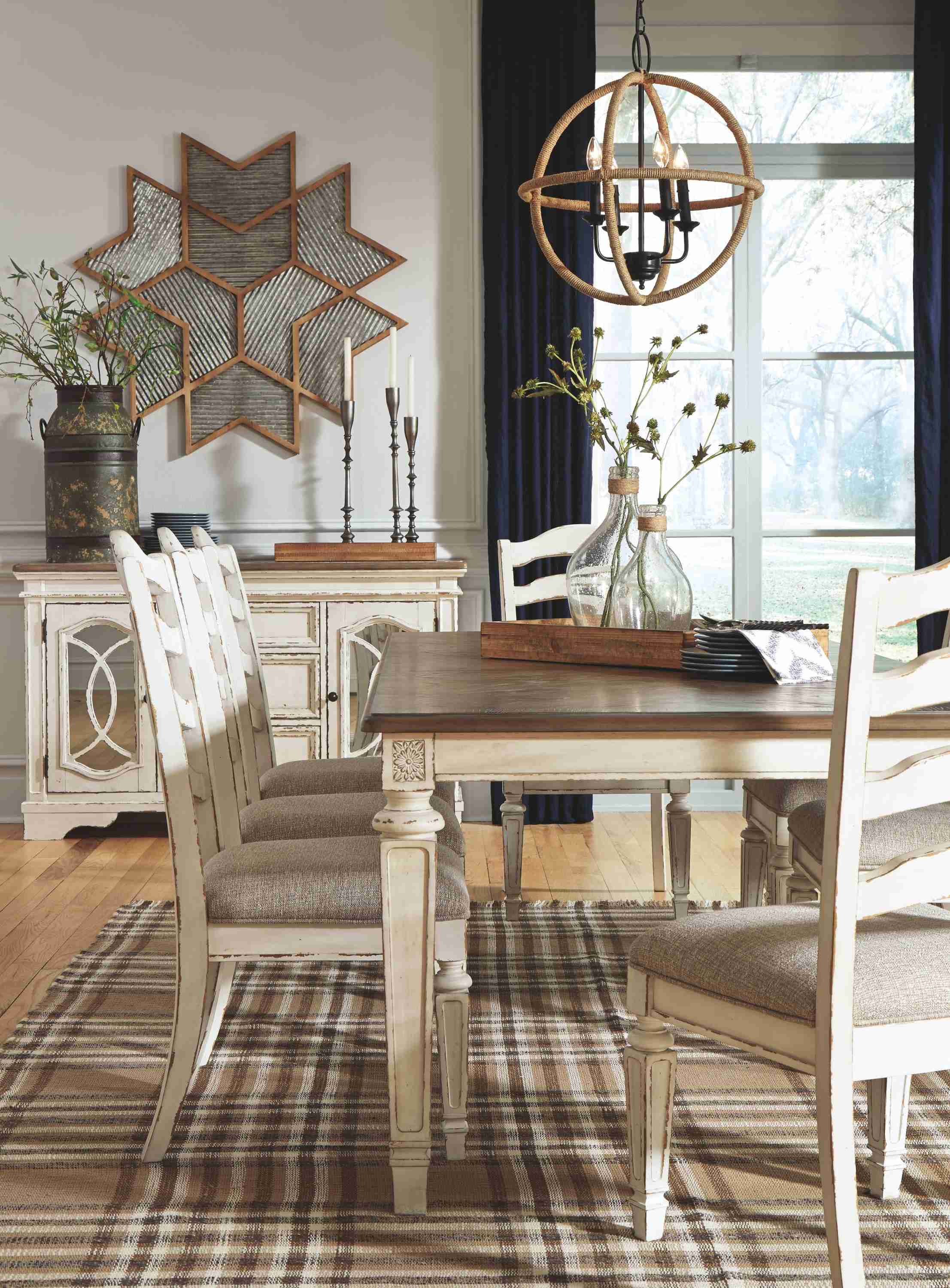 Realyn - Rectangular Dining Room Extension Table - Chipped White - Image 3