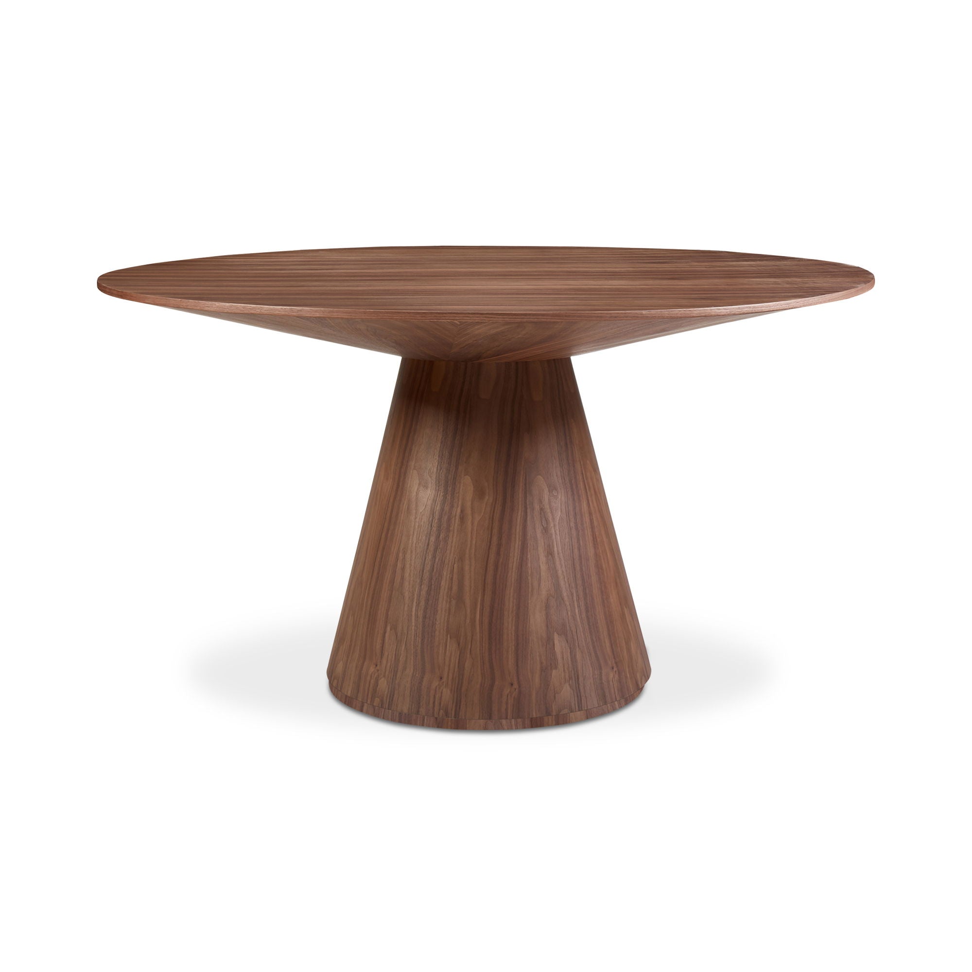 Otago - 54" Round Dining Table - Natural Walnut - Image 1