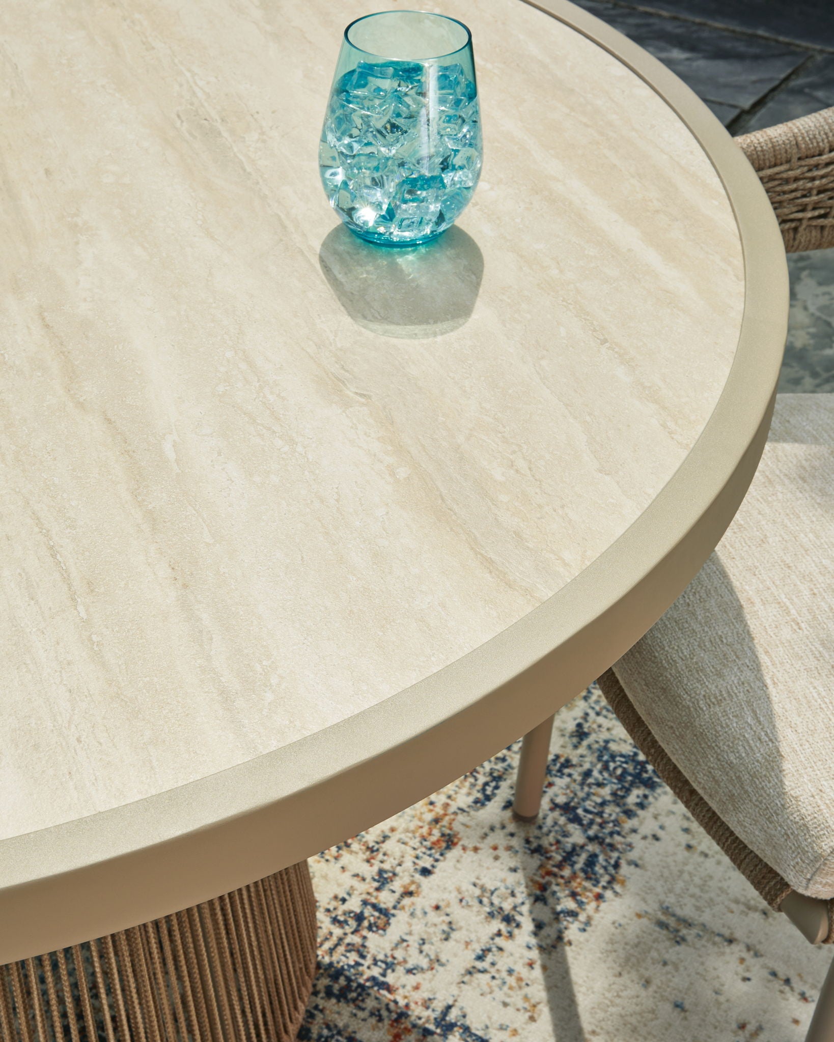 Orchard Beach - Outdoor Dining Table - Beige - Image 2