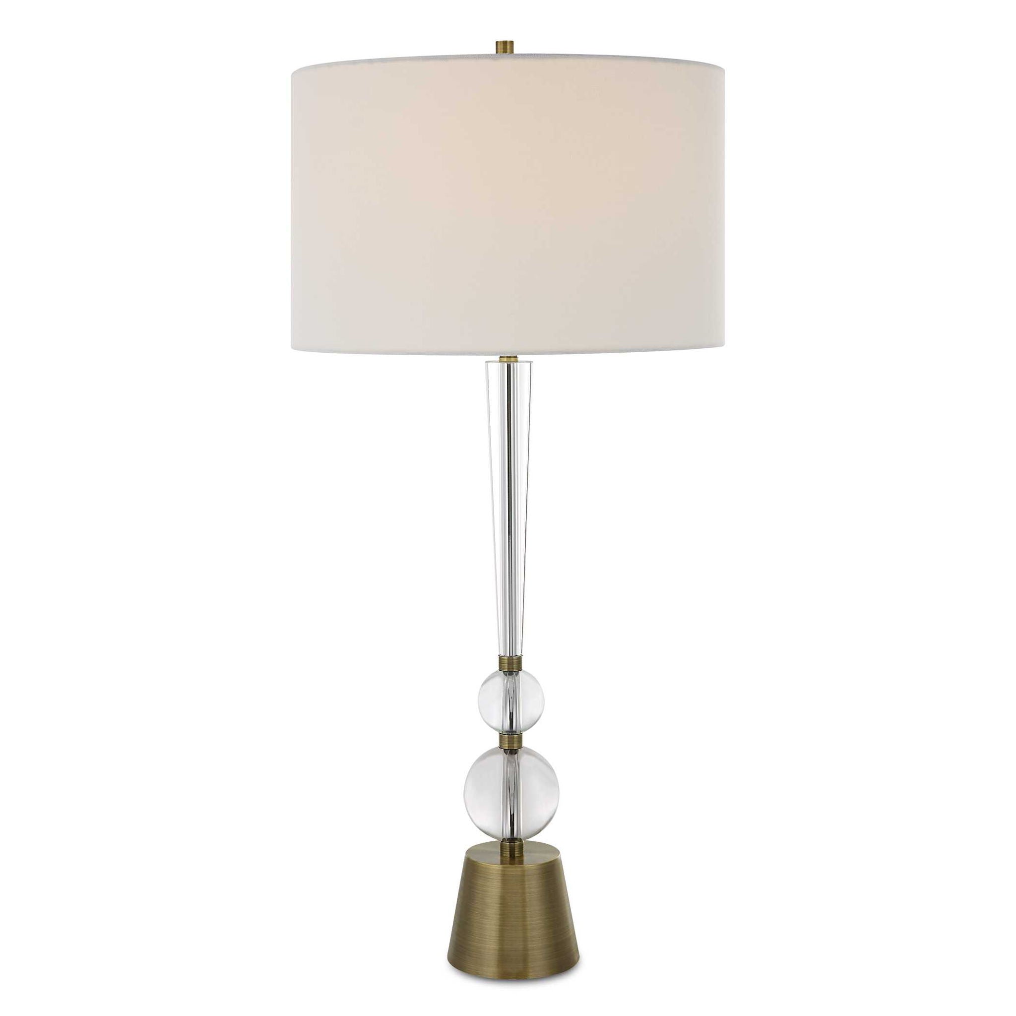 Annily – Crystal Table Lamp – Brass
