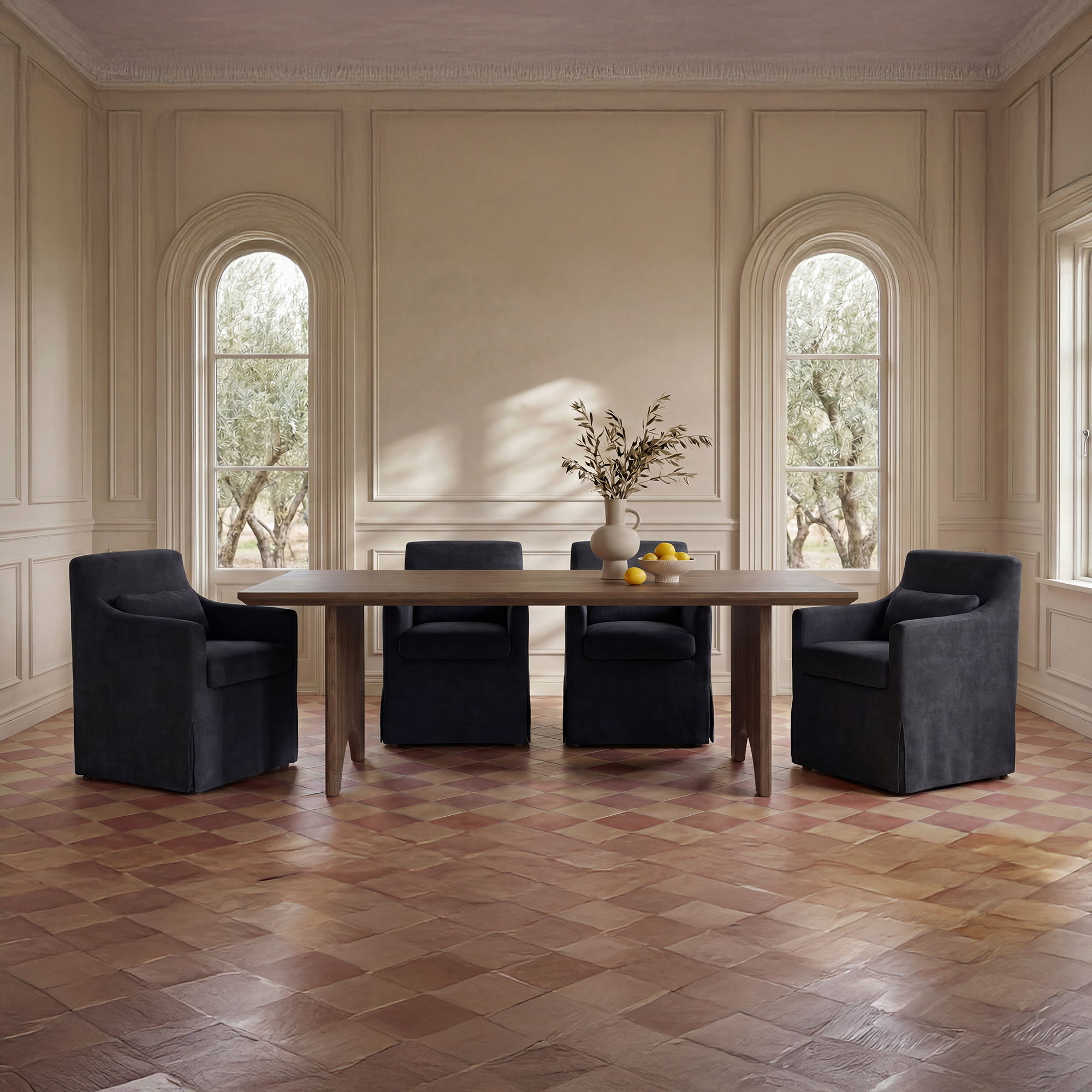 Lake – Dining Table – Brown