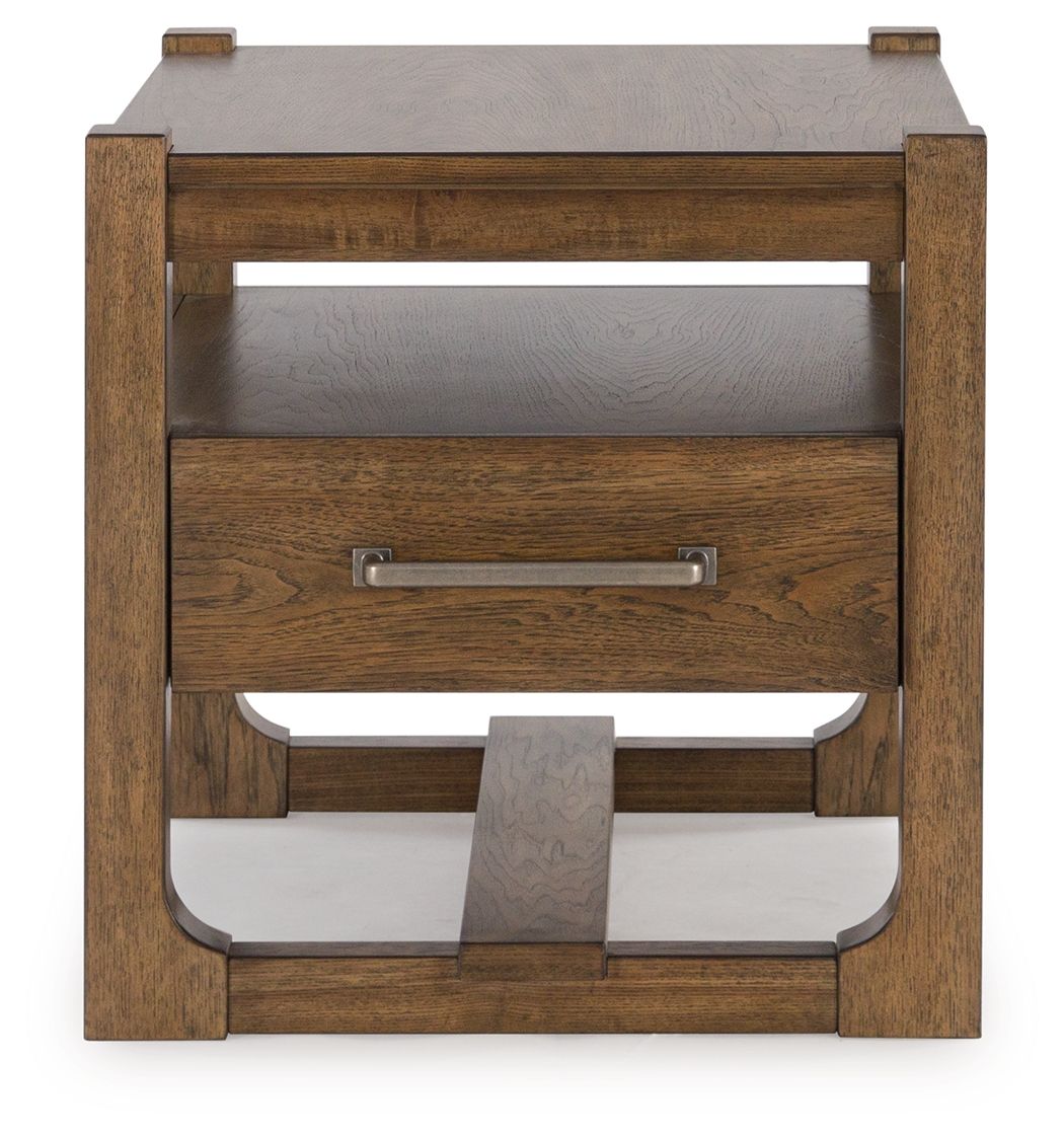 Cabalynn - Square End Table - Light Brown - Image 2