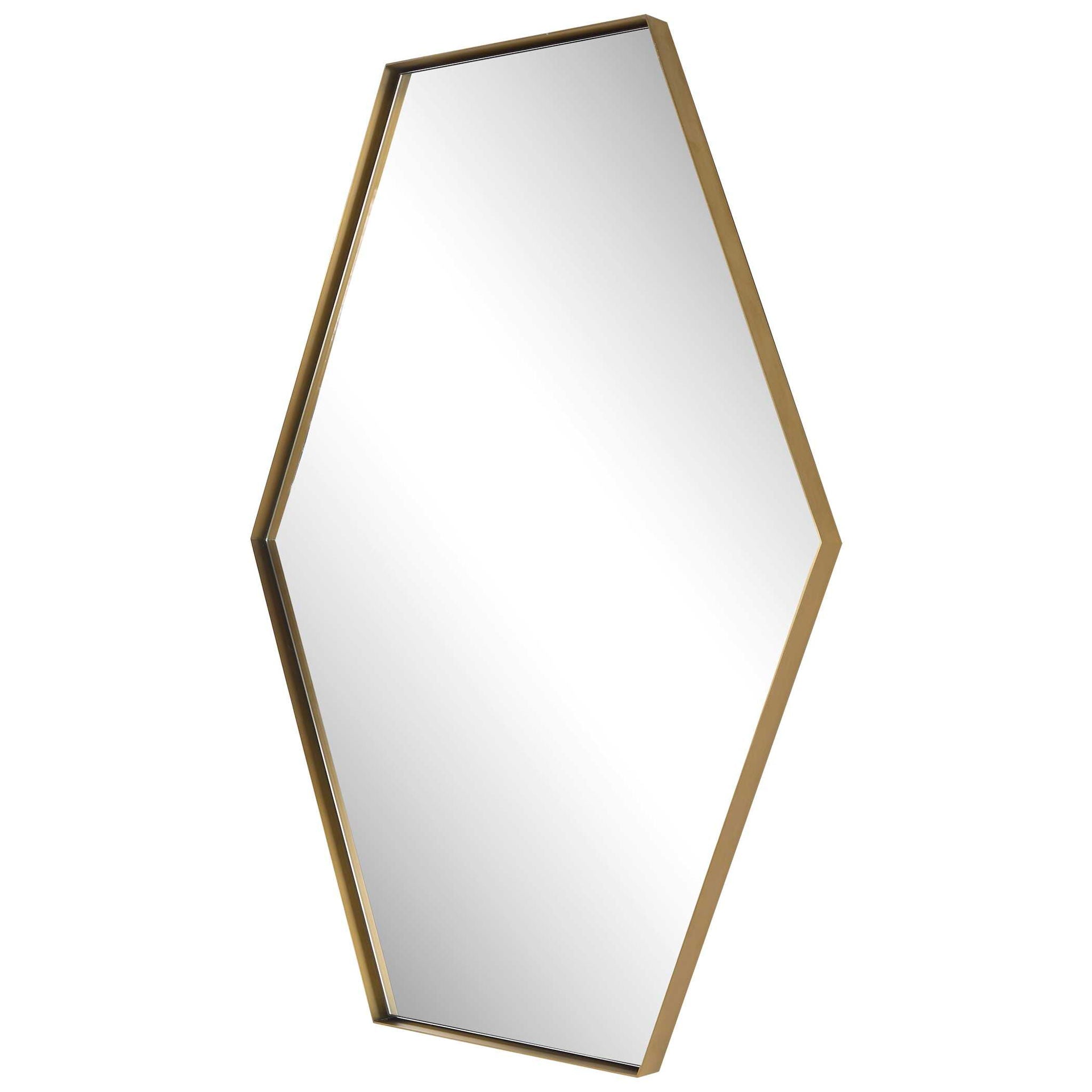 Ankara - Brass Hexagon Mirror - Image 2