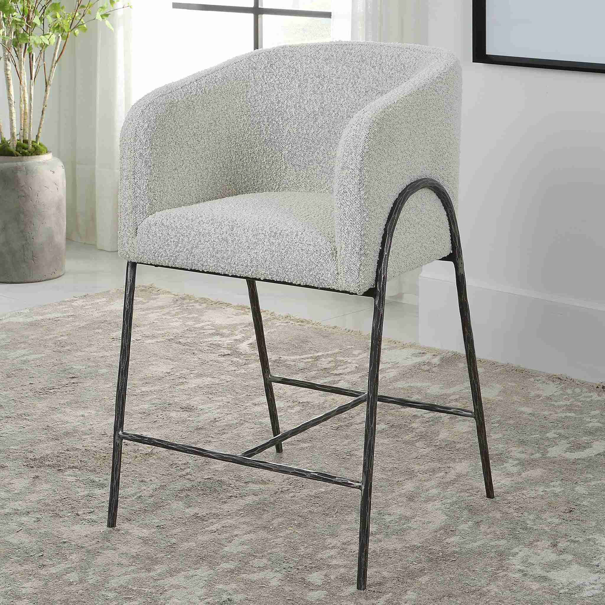 Jacobsen - 27" Counter Stool - Gray - Image 2