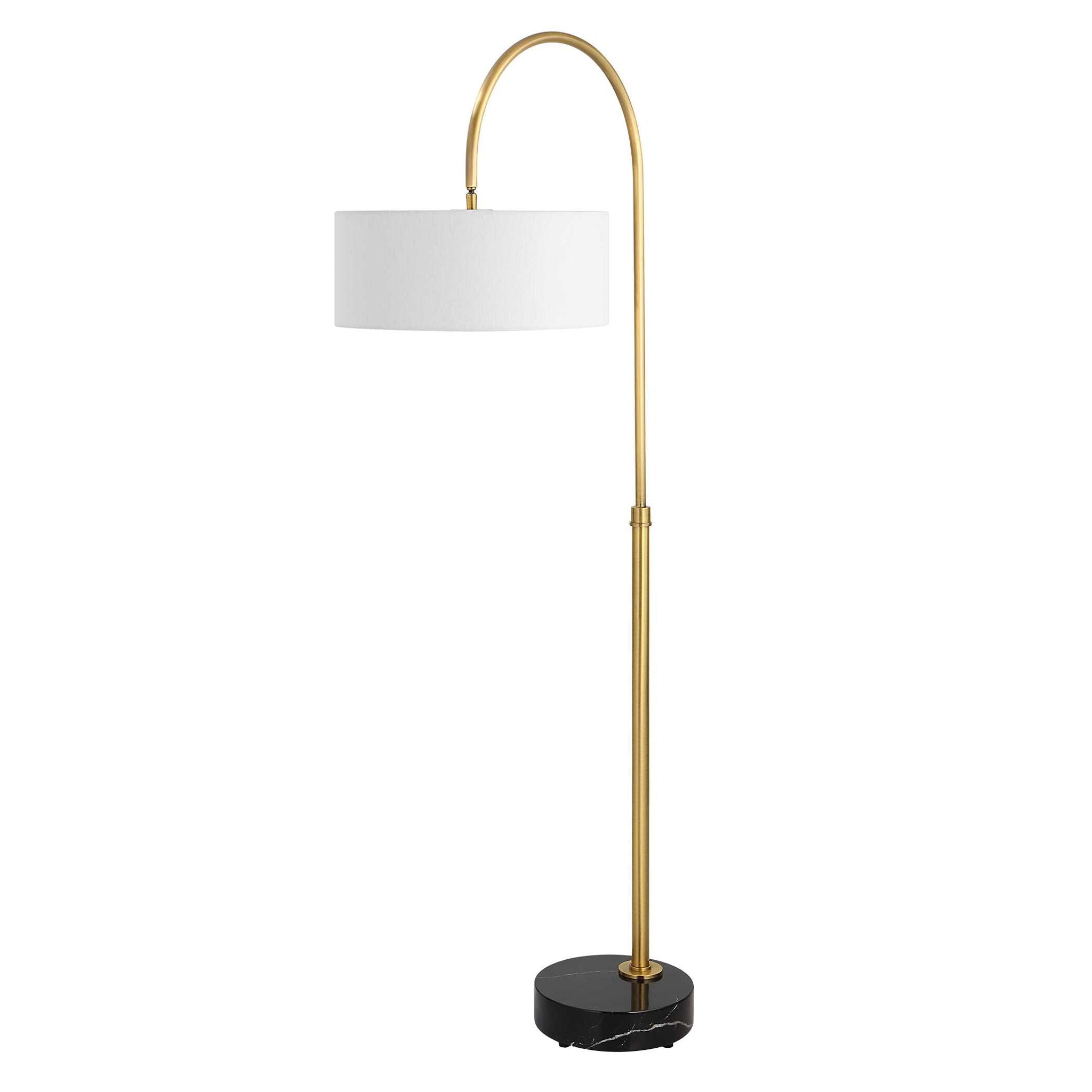 Huxford - Brass Arch Floor Lamp - Image 3