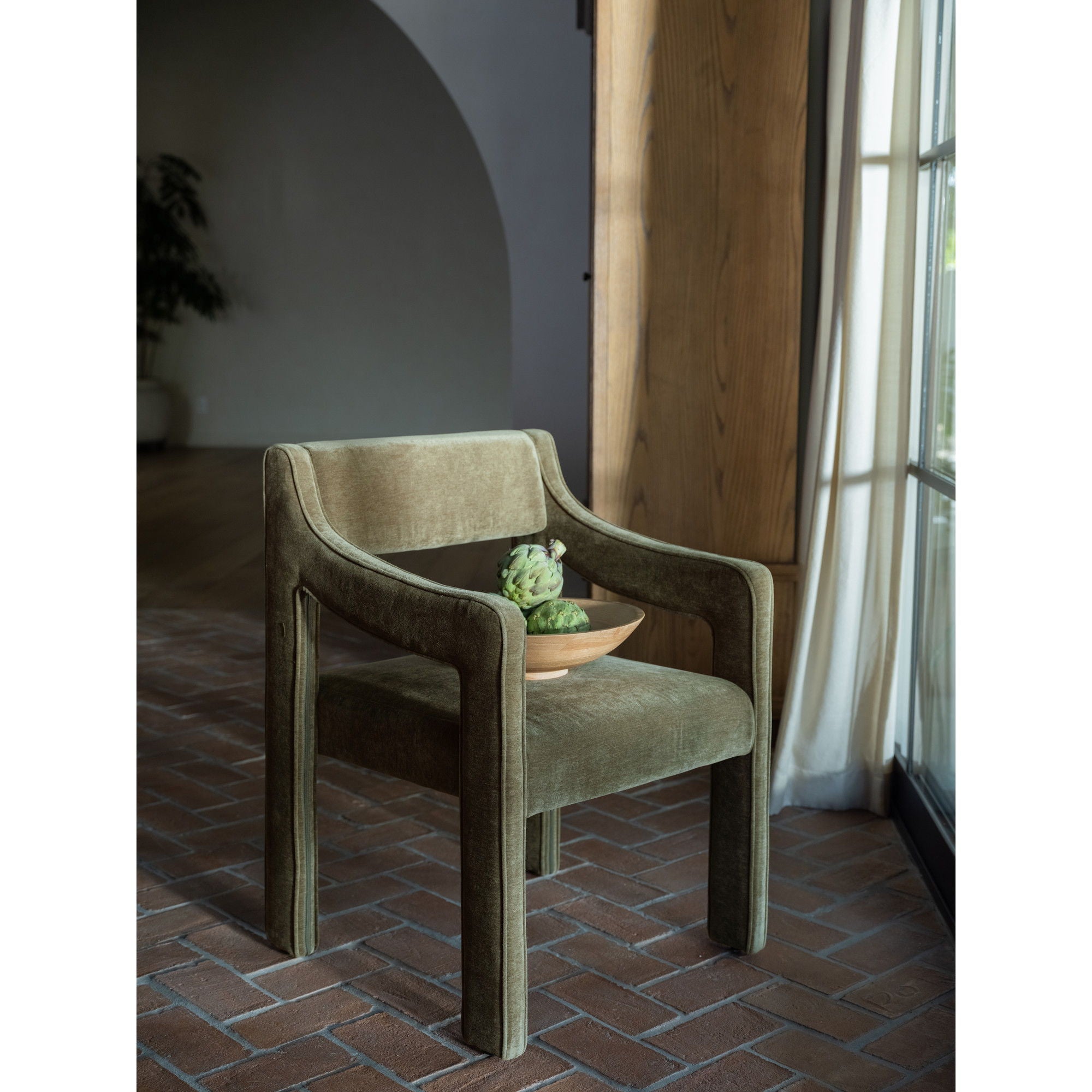 Elise - Dining Chair - Cedar Green - Image 3