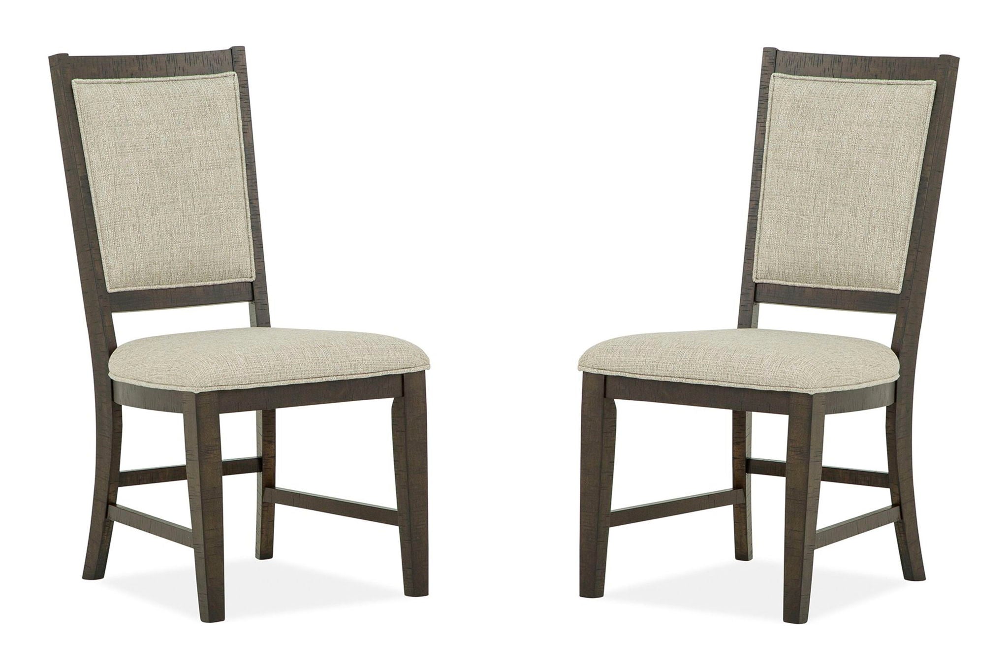 Westley Falls - Step Up Side Chair With Upholstered Seat & Back (Set of 2) - Dark Brown - Image 1