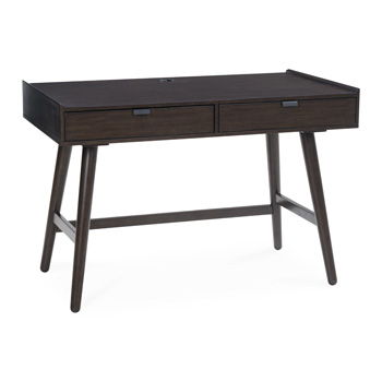 Dantenton - Home Office Desk - Merlot - Image 1