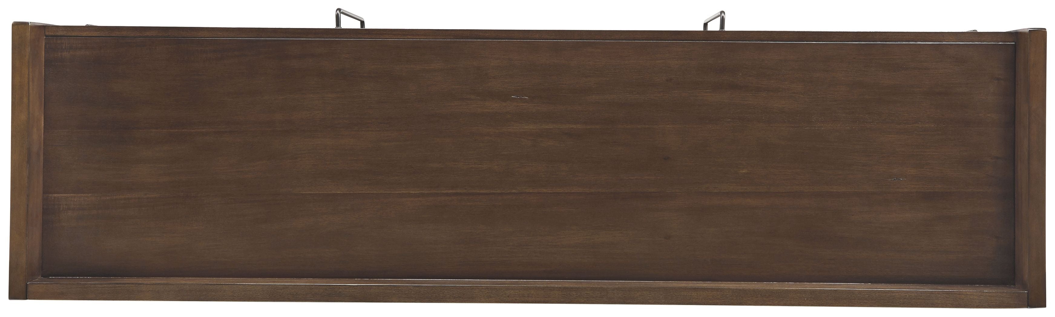Starmore - XL TV Stand w/Fireplace Option - Brown - Image 2