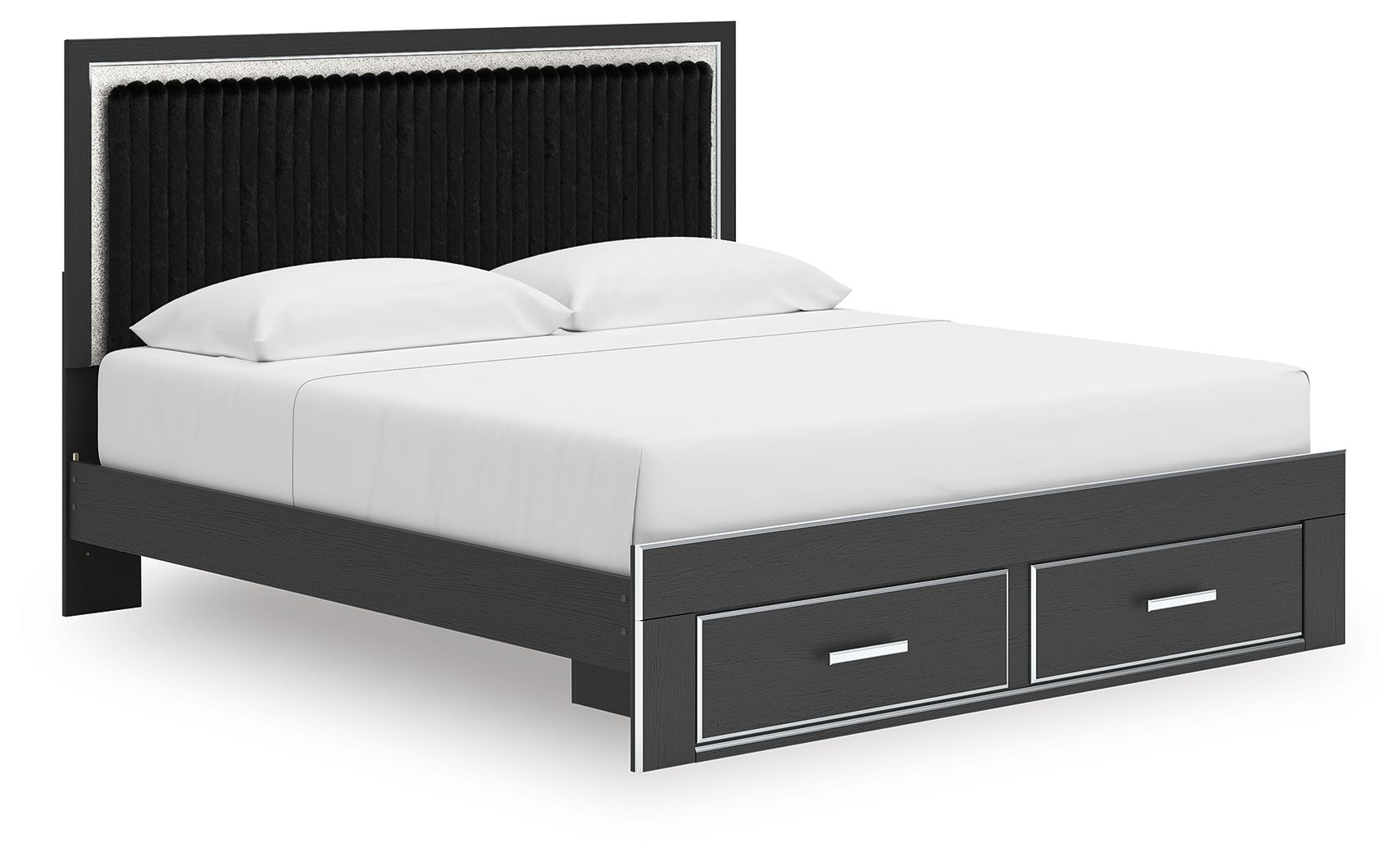 Zuraleus – Upholstered Panel Platform Storage Bed