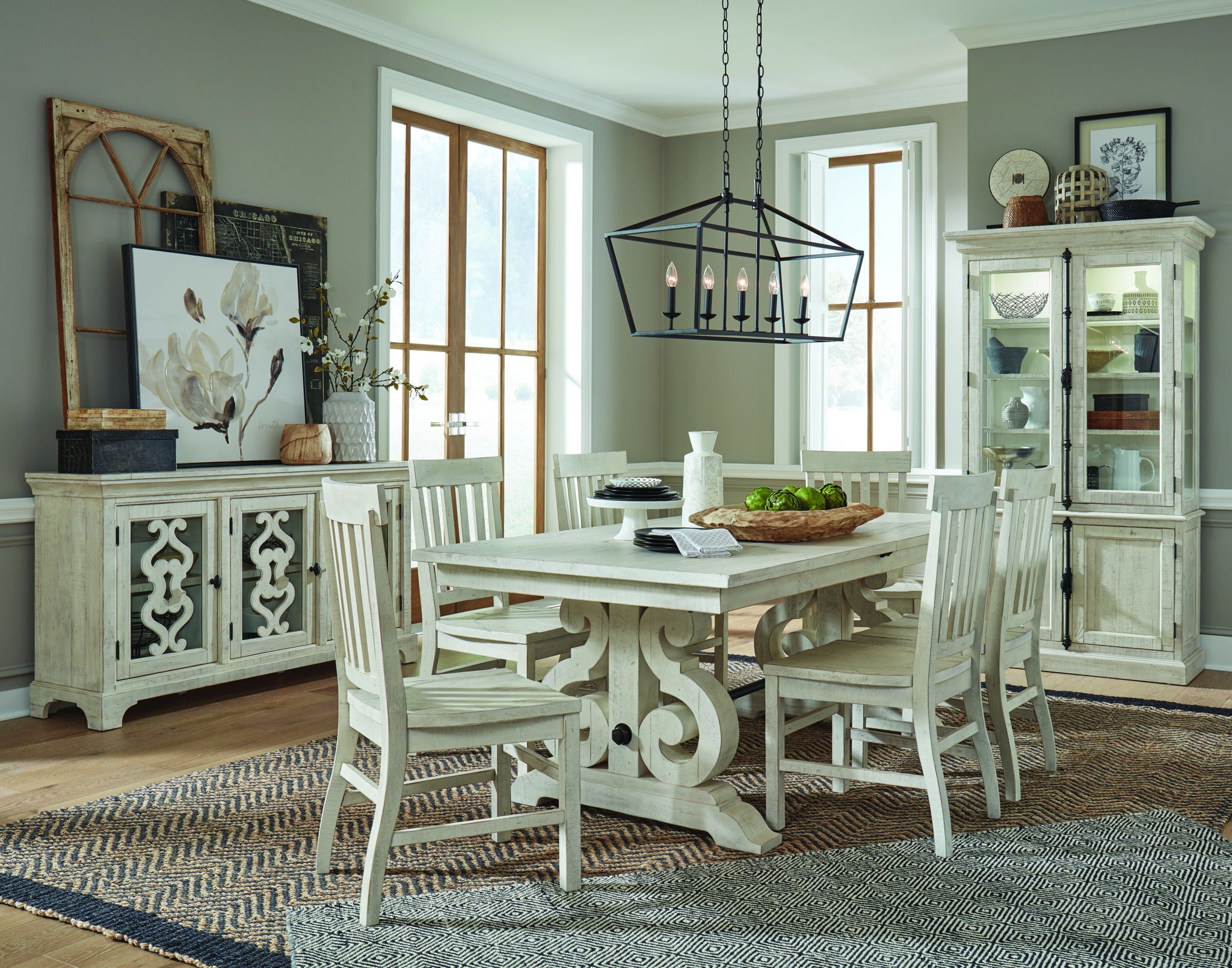 Bronwyn - China Cabinet - Alabaster - Image 2