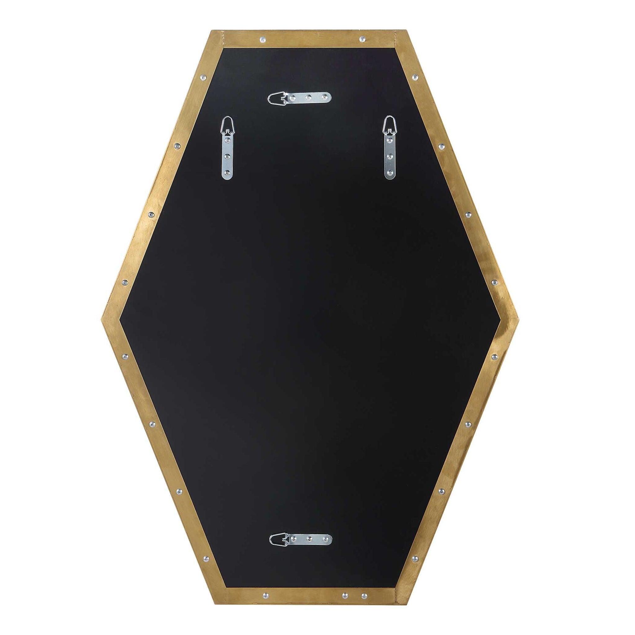 Ankara - Brass Hexagon Mirror - Image 3