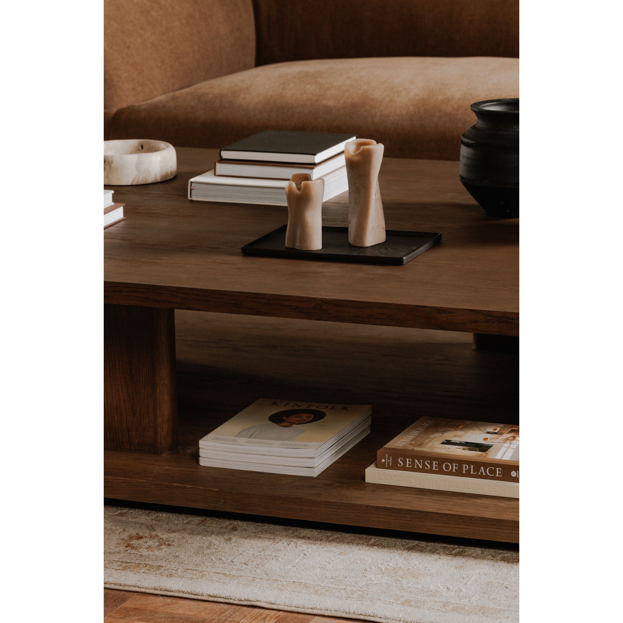 Casey - Large Coffee Table - Dark Brown - Image 3