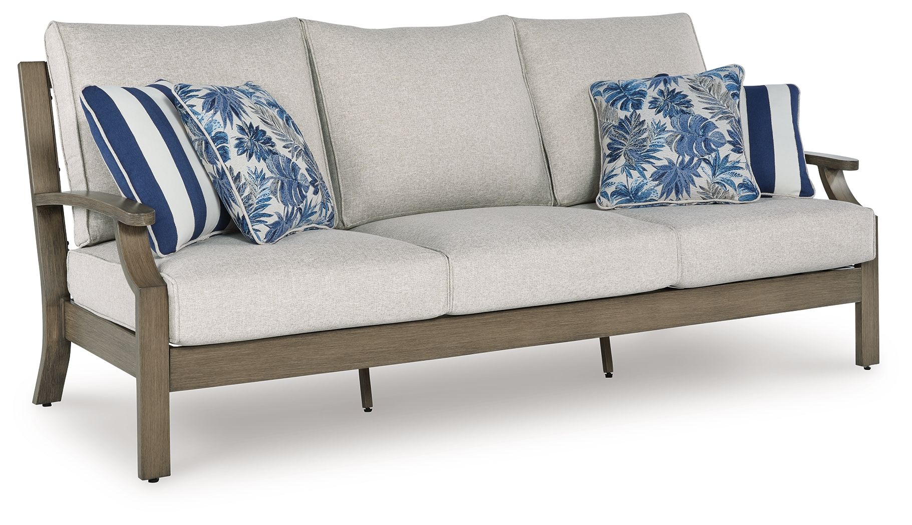 Rainier Ranch - Sofa With Cushion - Brown / Beige - Image 1