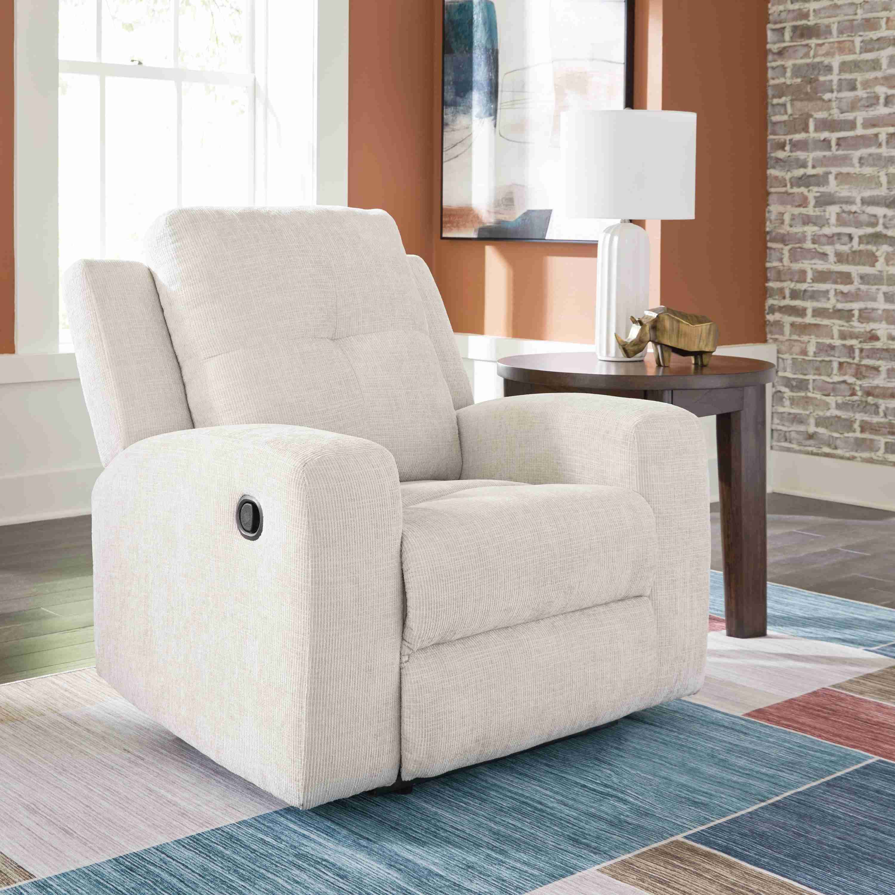 Danum - Zero Wall Recliner - Fabric - Stone - Image 2