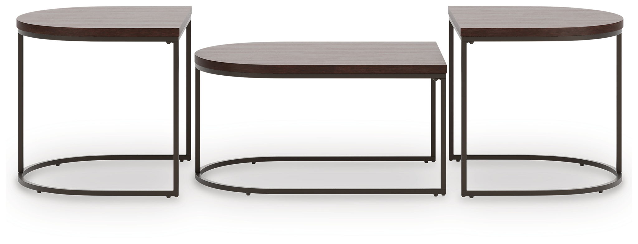 Vanmore - Occasional Table Set (Set of 3) - Dark Brown - Image 3