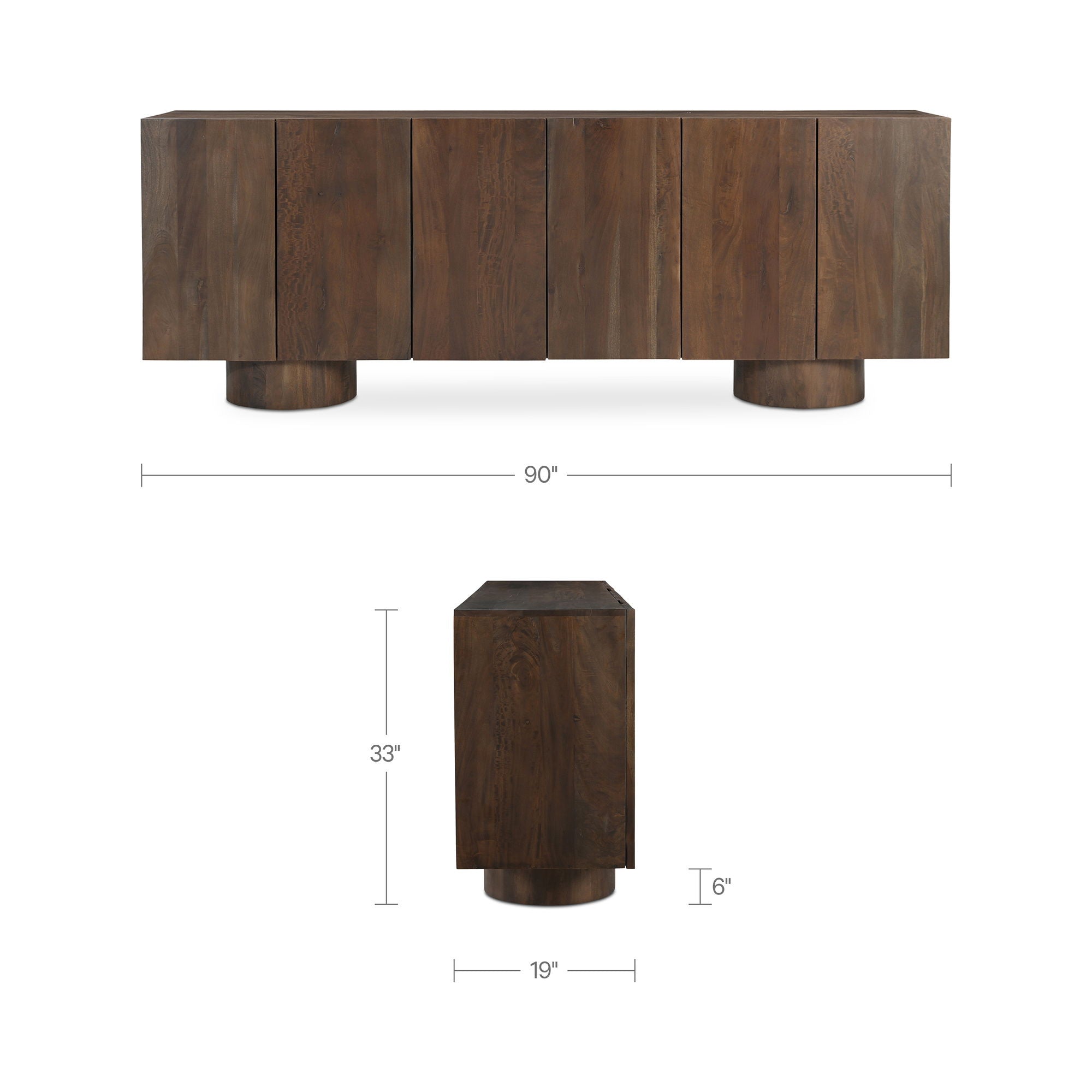 Hadley - TV Stand - Dark Brown - Image 2