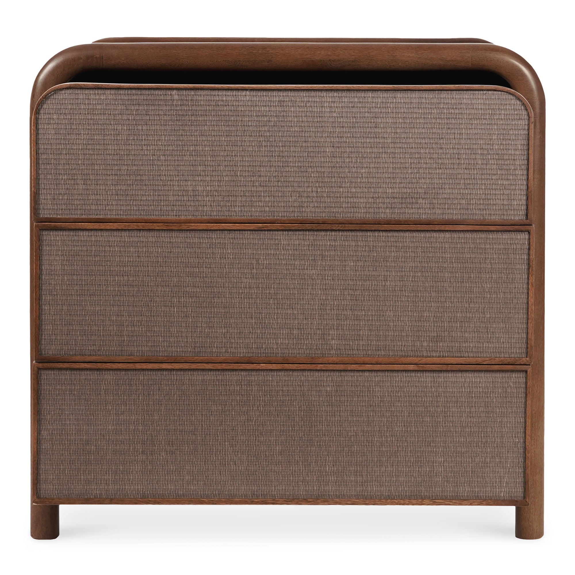 Rye - 3 Drawer Nightstand - Warm Brown - Image 3
