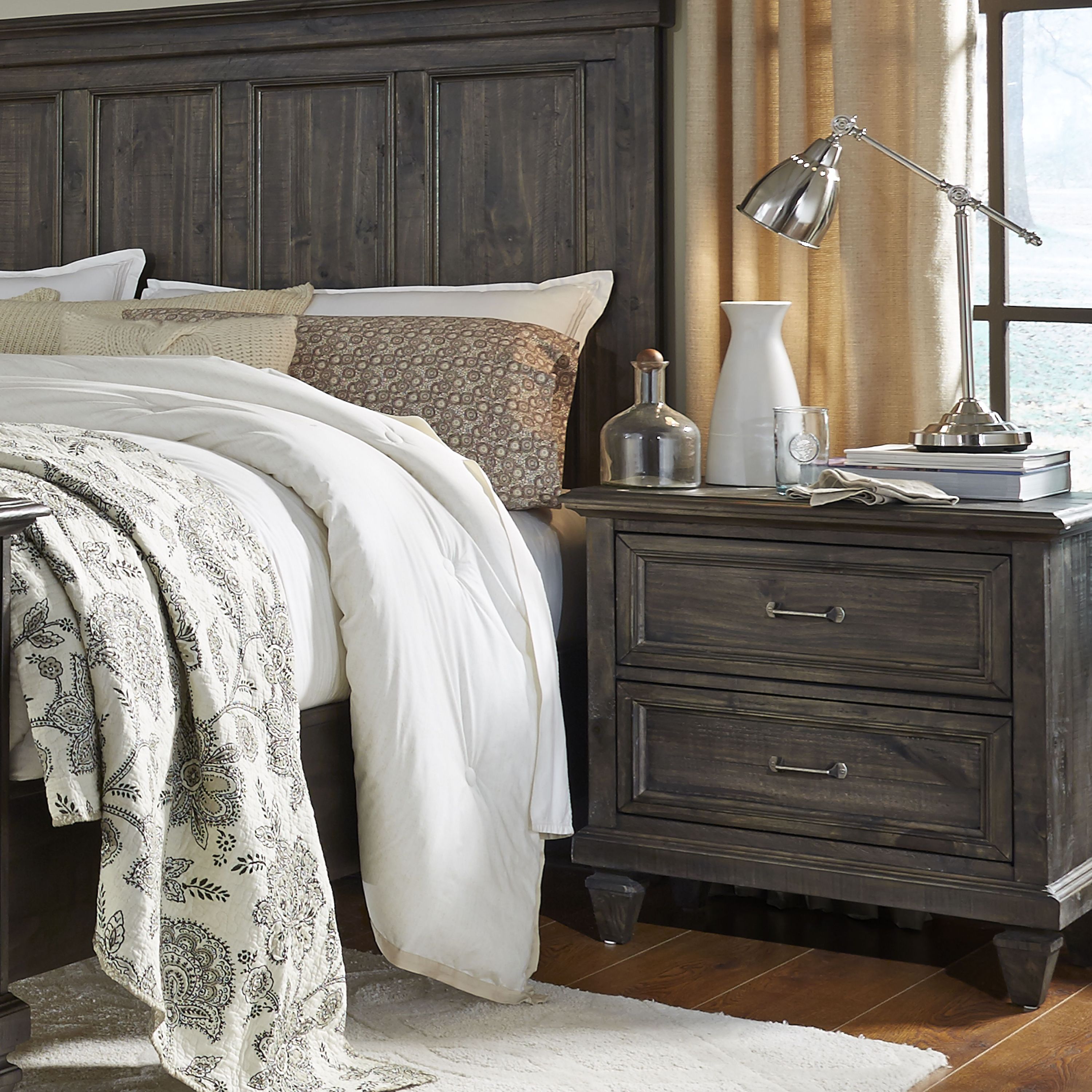 Calistoga - Nightstand - Weathered Charcoal - Image 3