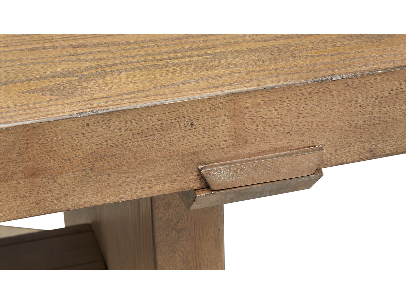 Lindon - Trestle Dining Table - Light Brown - Image 2