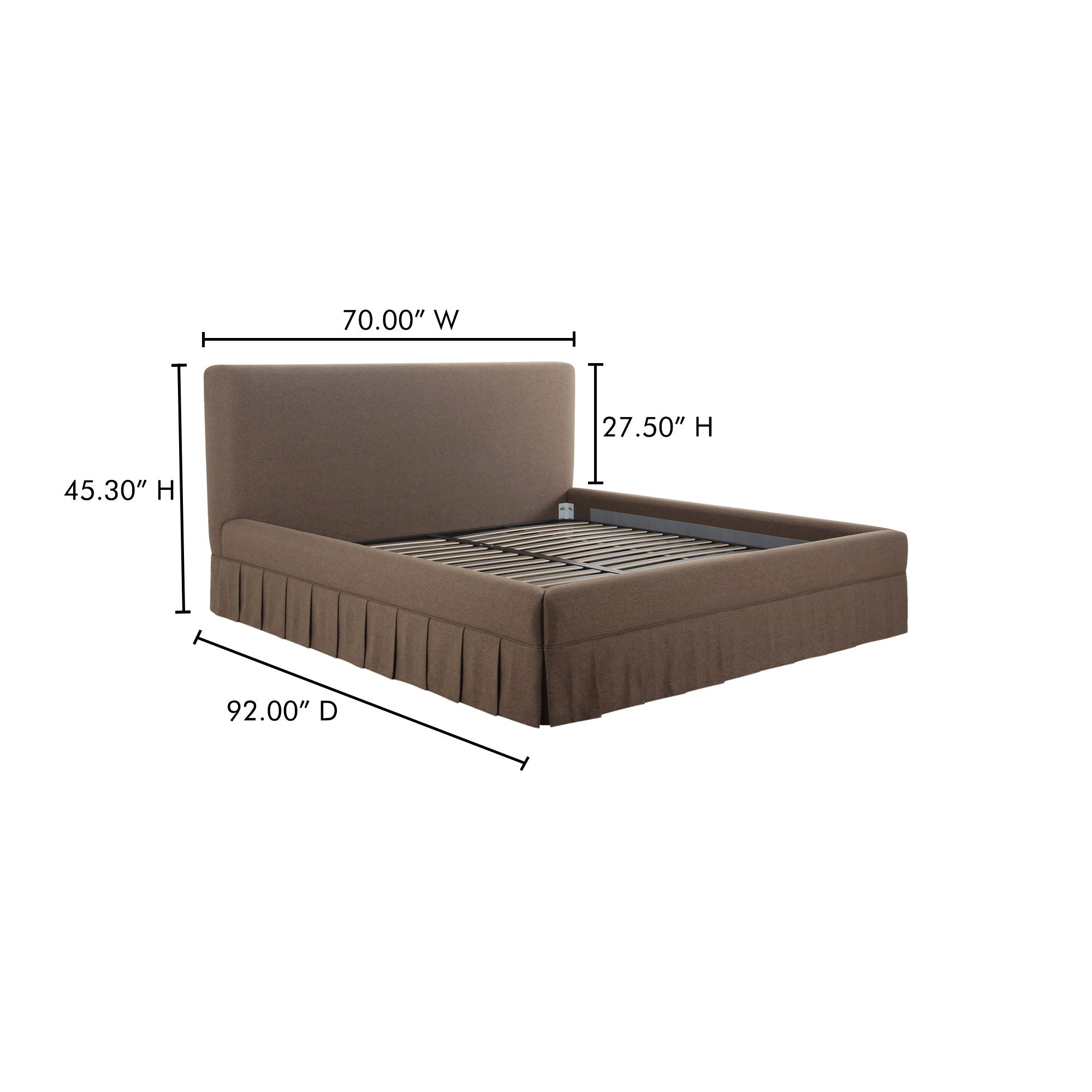 Maren - Queen Bed - Dark Brown - Image 2