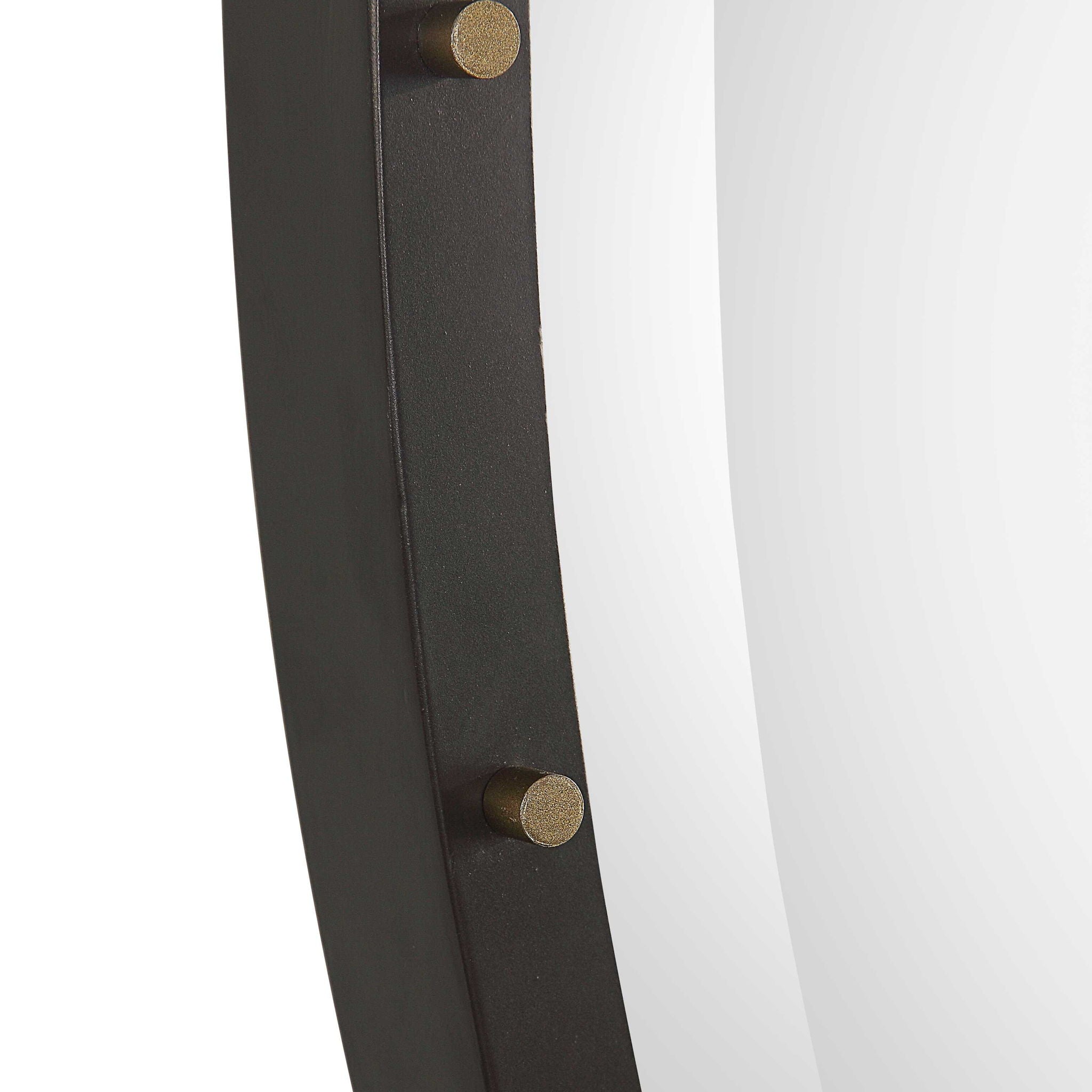 Benedo - Round Mirror - Black - Image 2