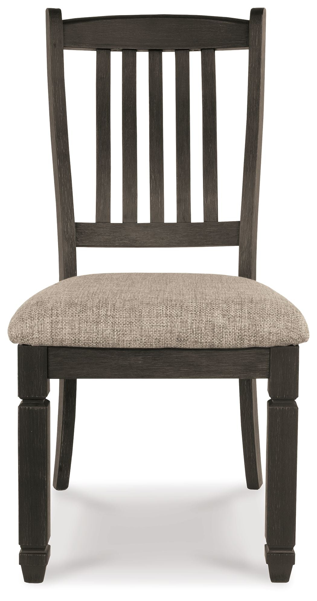 Tyler Creek - Dining UPH Side Chair (Set of 2) - Slatback - Black / Grayish Brown - Image 3