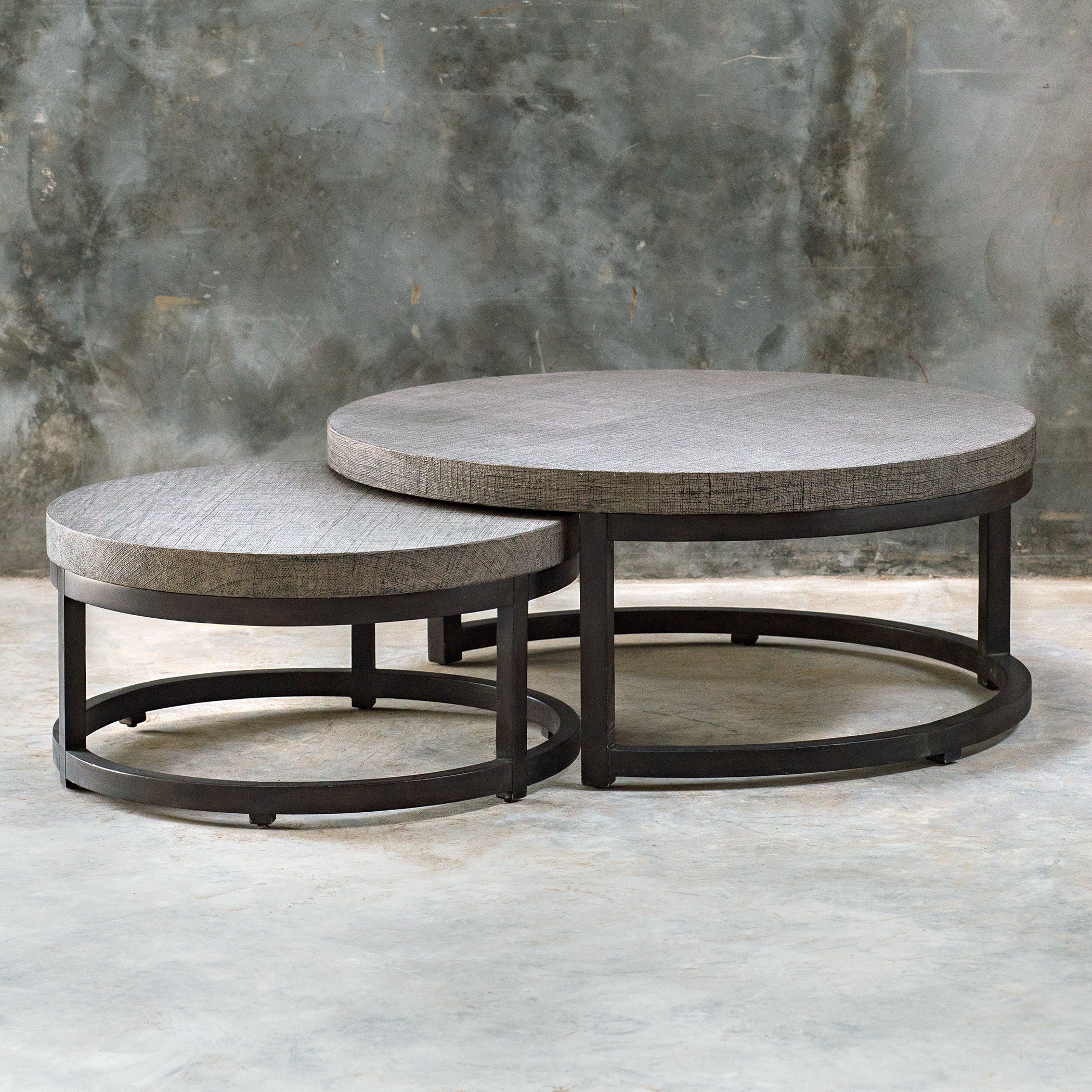 Aiyara - Nesting Tables (Set of 2) - Gray - Image 2