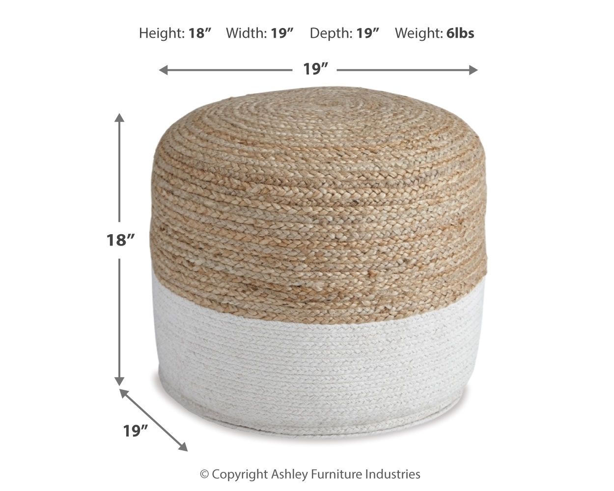 Sweed Valley - Round - Pouf - Image 2