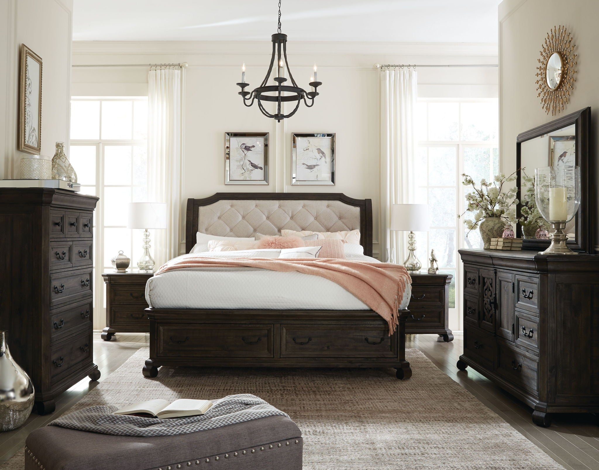 Bellamy - Drawer Nightstand - Peppercorn - Image 2