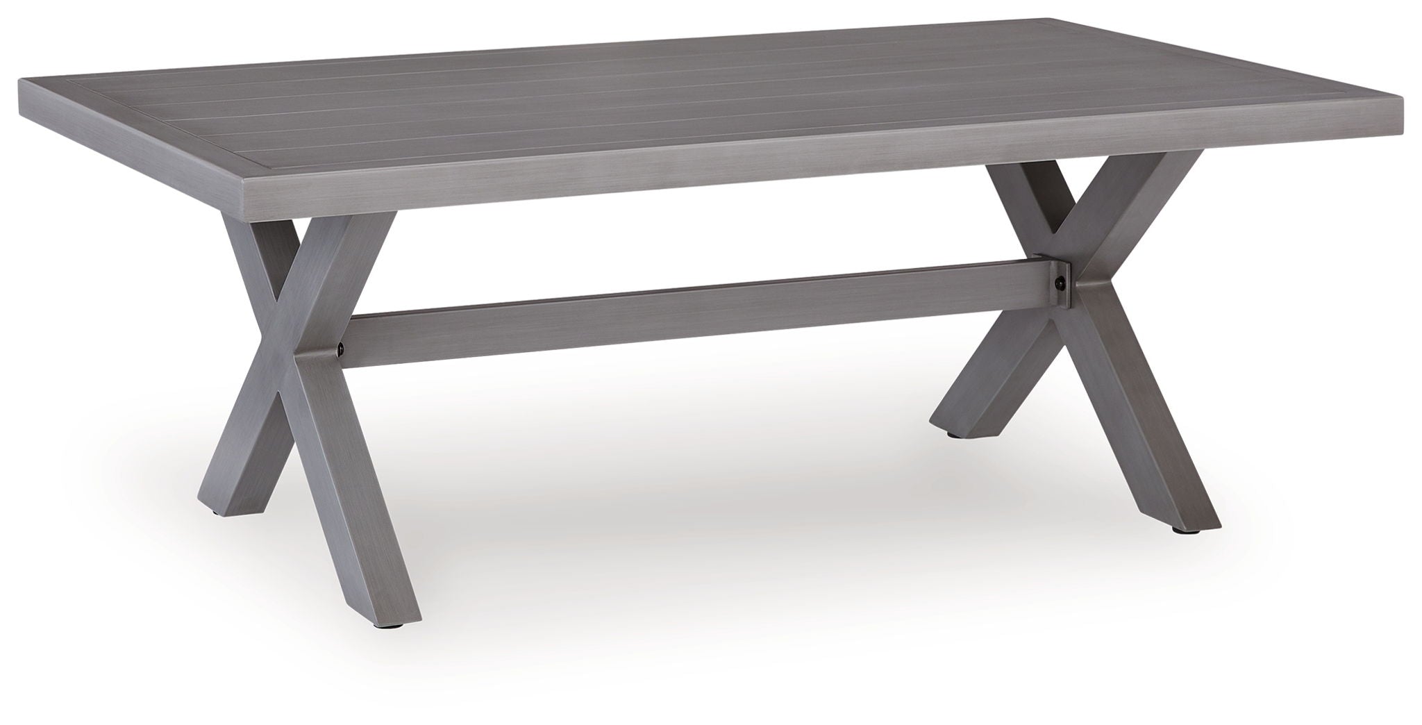 Half Moon Beach - Rectangular Cocktail Table - Gray - Image 1