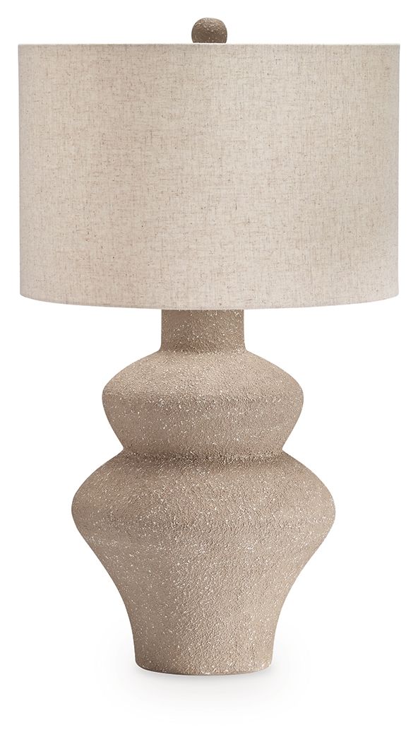 Jossleigh - Metal Table Lamp - Beige - Image 1