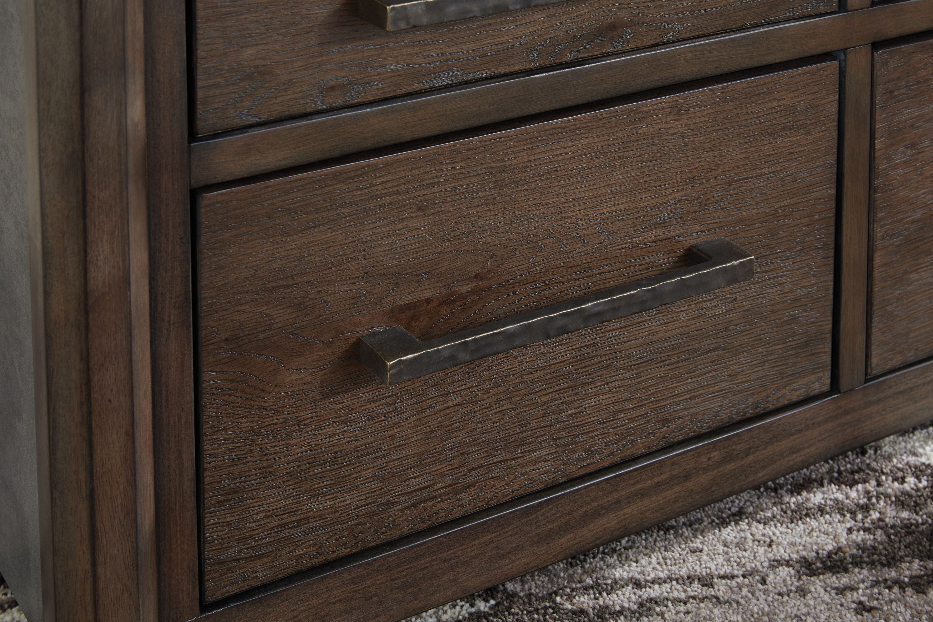 Kallenny - Square Cocktail Table - Brown / Gray - Image 3