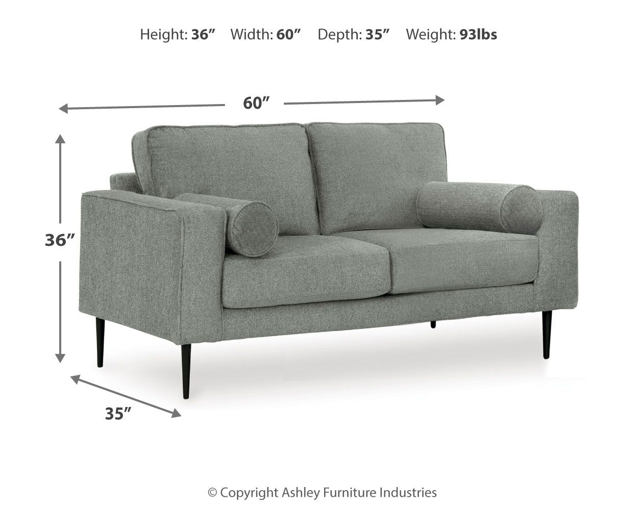 Hazela - Loveseat - Image 2