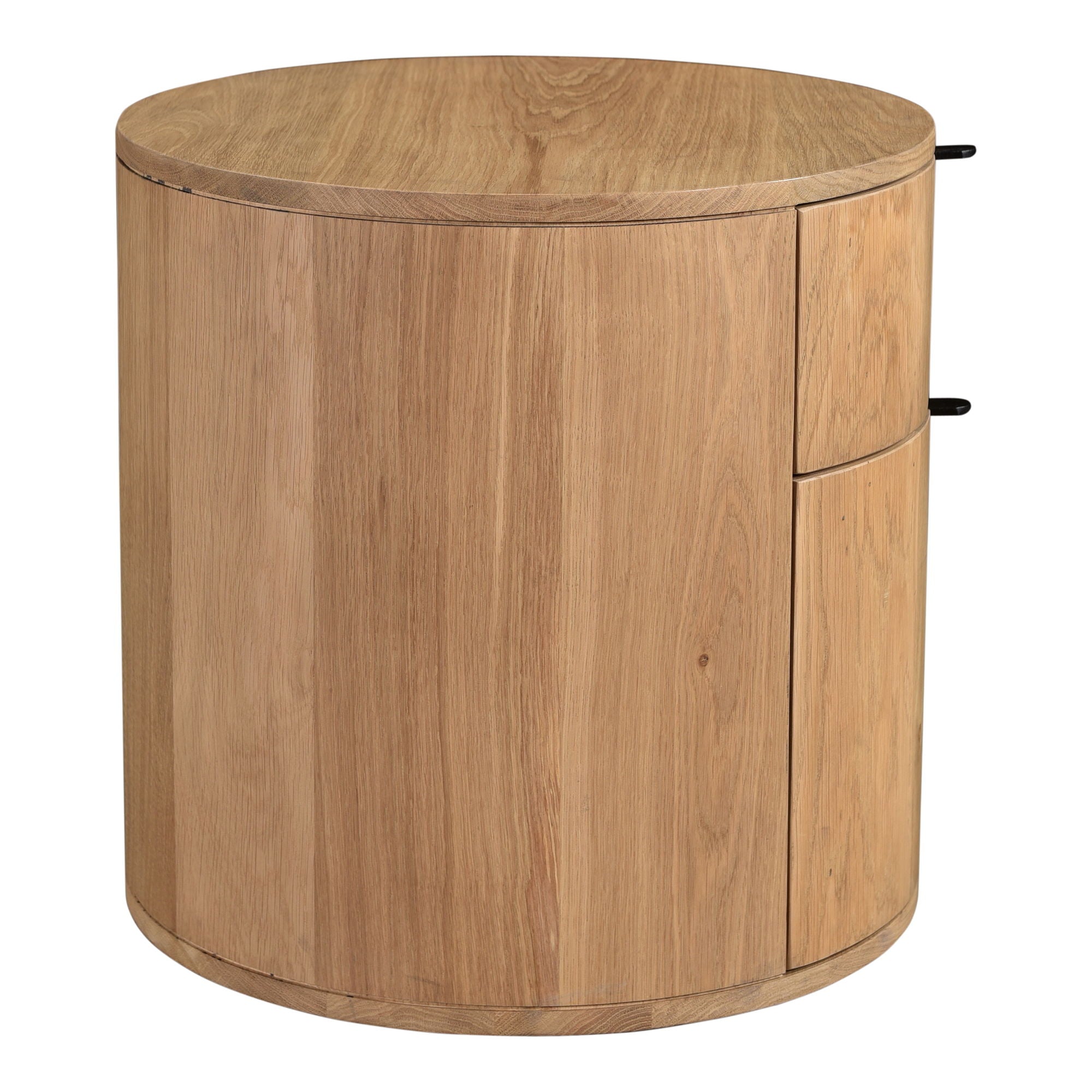 Theo - Two Drawer Nightstand - Light Brown - Image 3