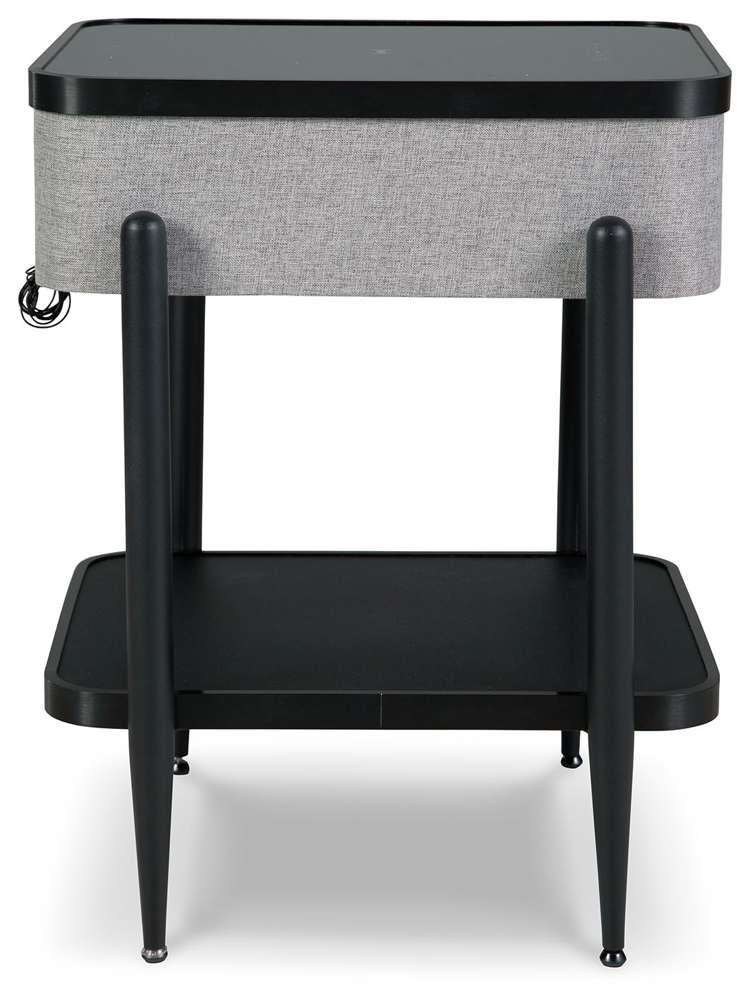 Jorvalee - Accent Table with Speaker - Gray / Black - Image 3