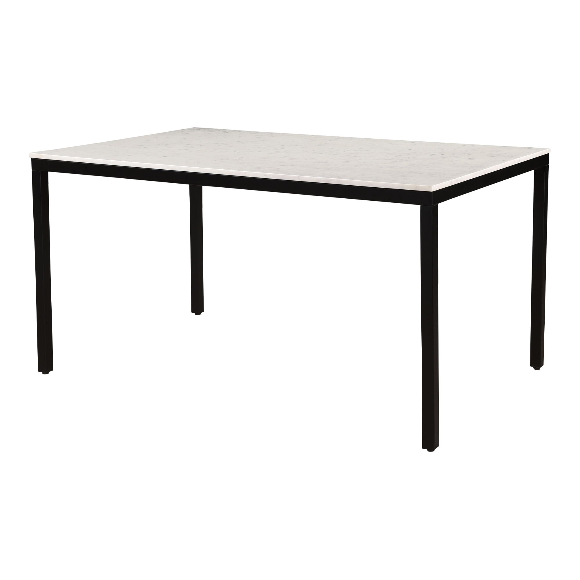 Parson - Small Marble Dining Table - Black - Image 3