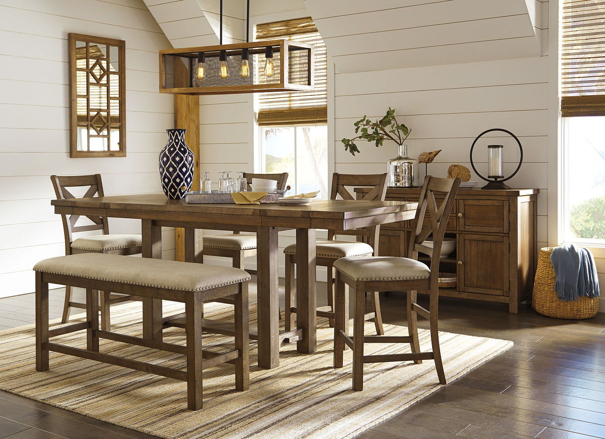 Moriville - Rectangular Dining Table Set - Counter Height - Image 2