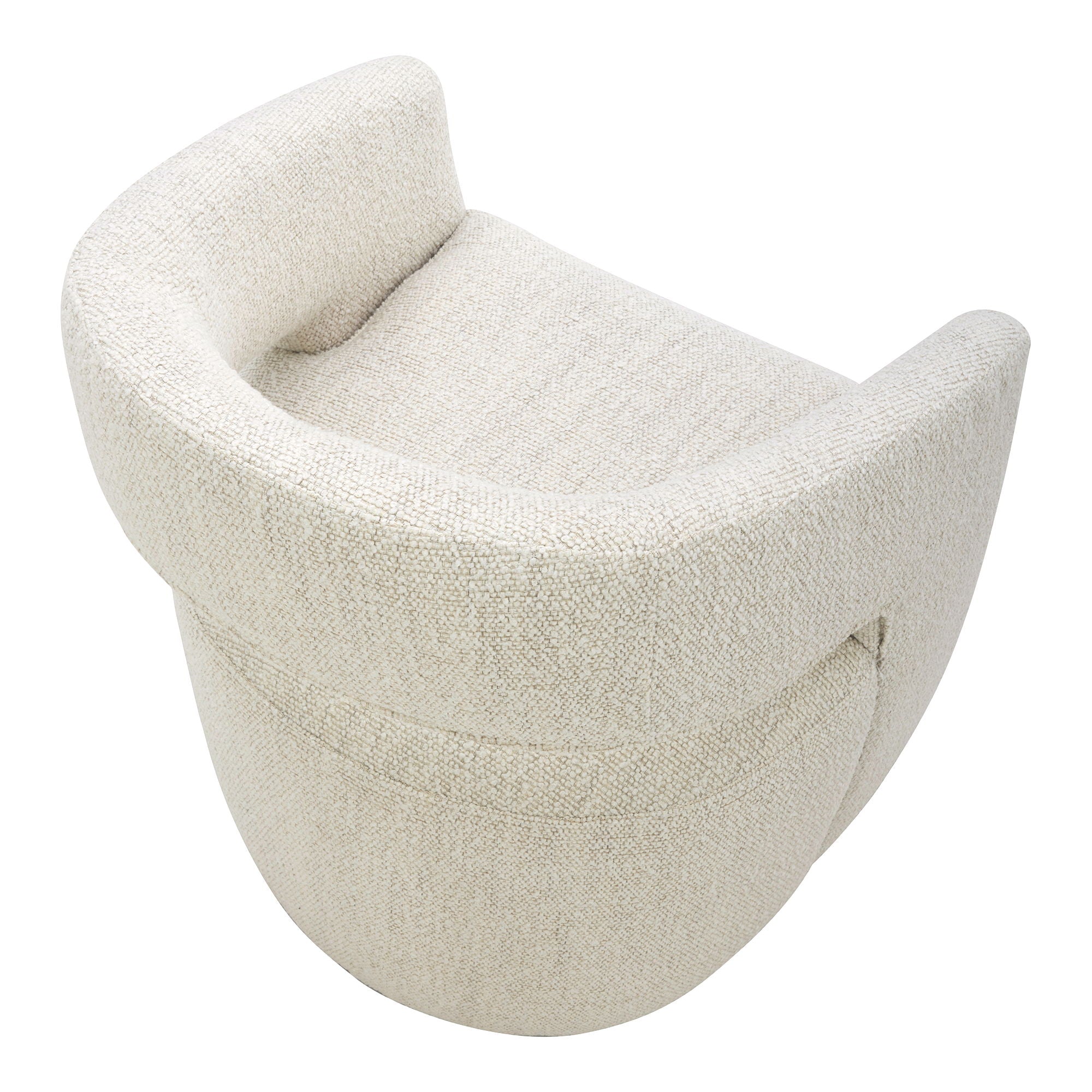 Barrow - Rolling Dining Room Chair - White Mist - Image 3
