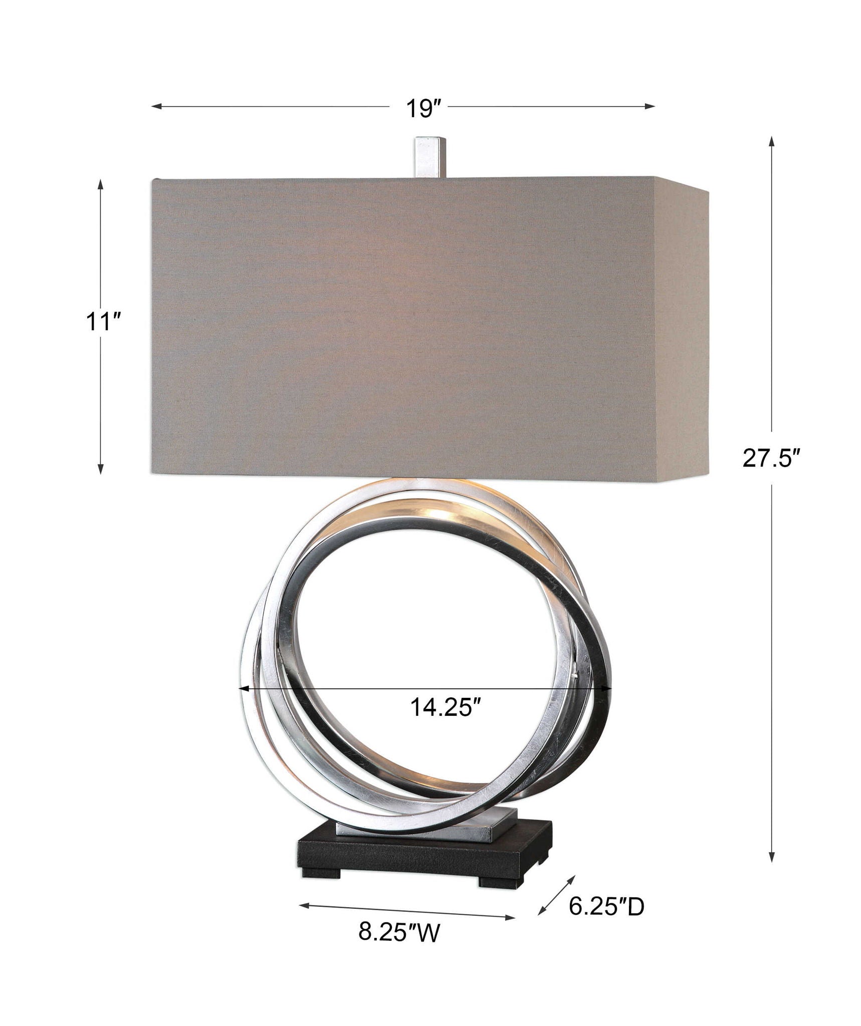 Soroca - Rings Lamp - Silver - Image 2