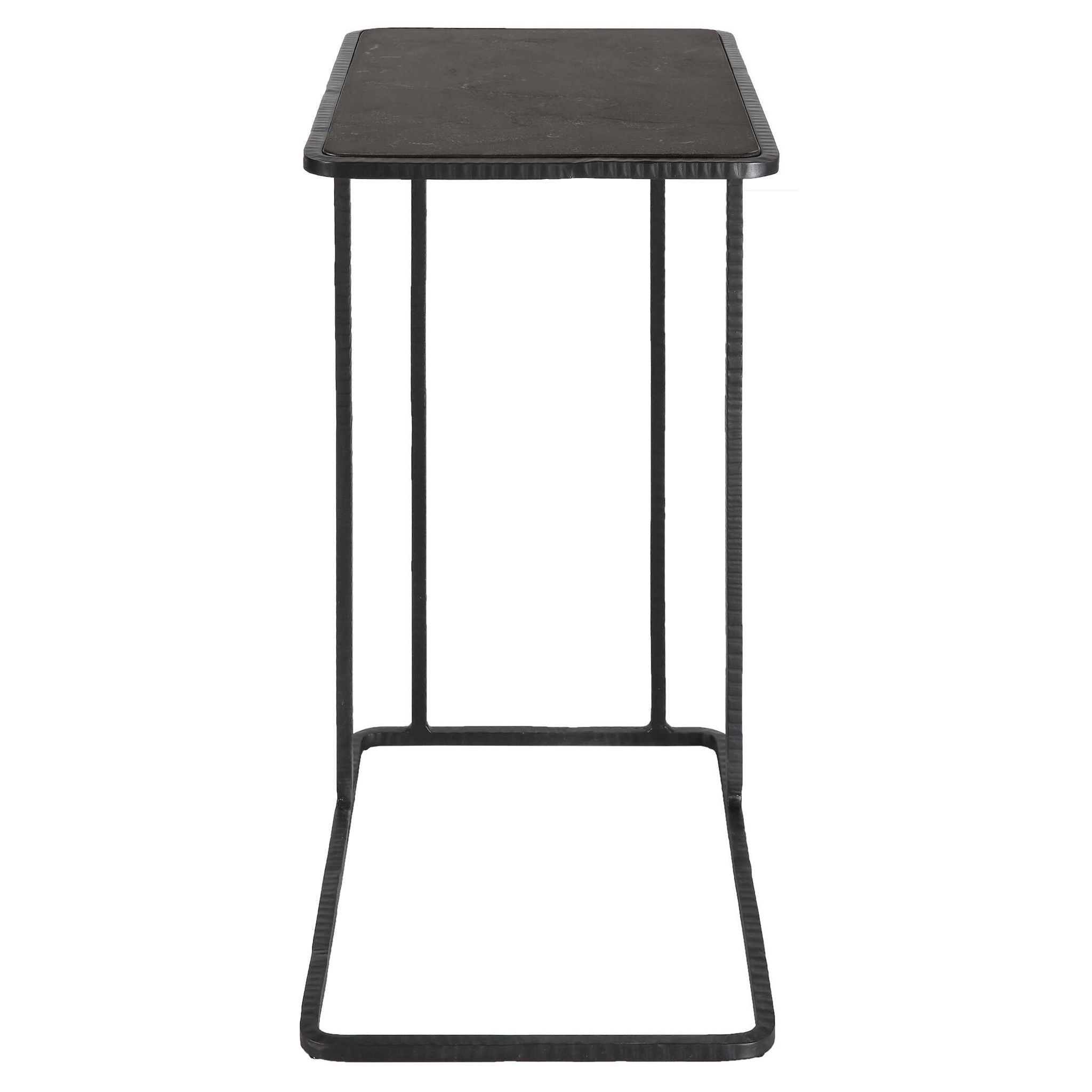 Cavern - Stone & Iron Accent Table - Image 3